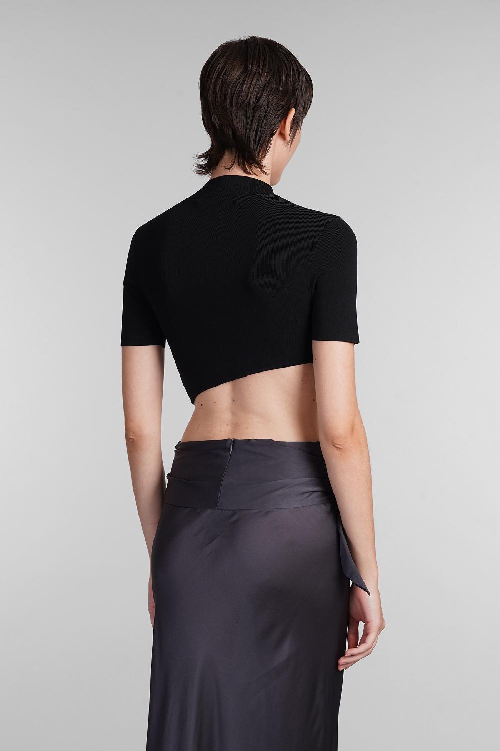 Deliberti Christopher Esber Topwear In Viscosa Nera Cod. 402375 - Deliberti The Luxury Shopping