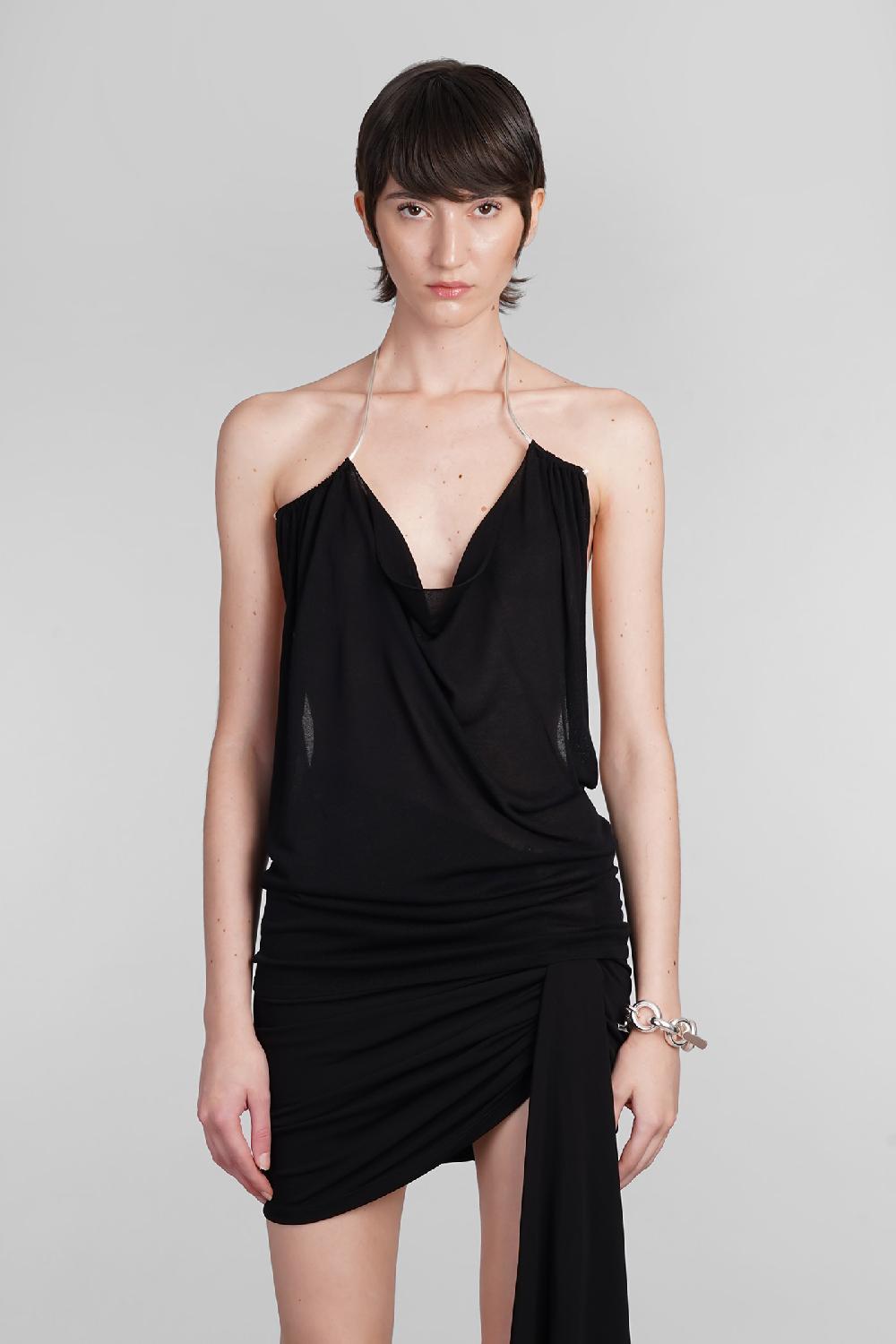 Deliberti Christopher Esber Topwear in viscosa nera cod. 402357 - Deliberti The Luxury Shopping
