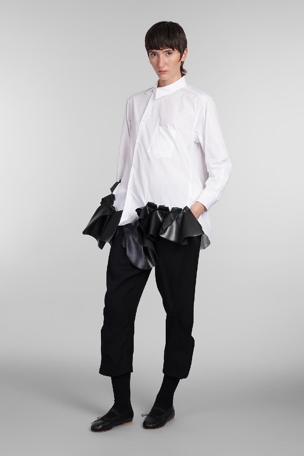 Deliberti Comme Des Garcons Camicia In Cotone Bianco Cod. 406921 - Deliberti The Luxury Shopping