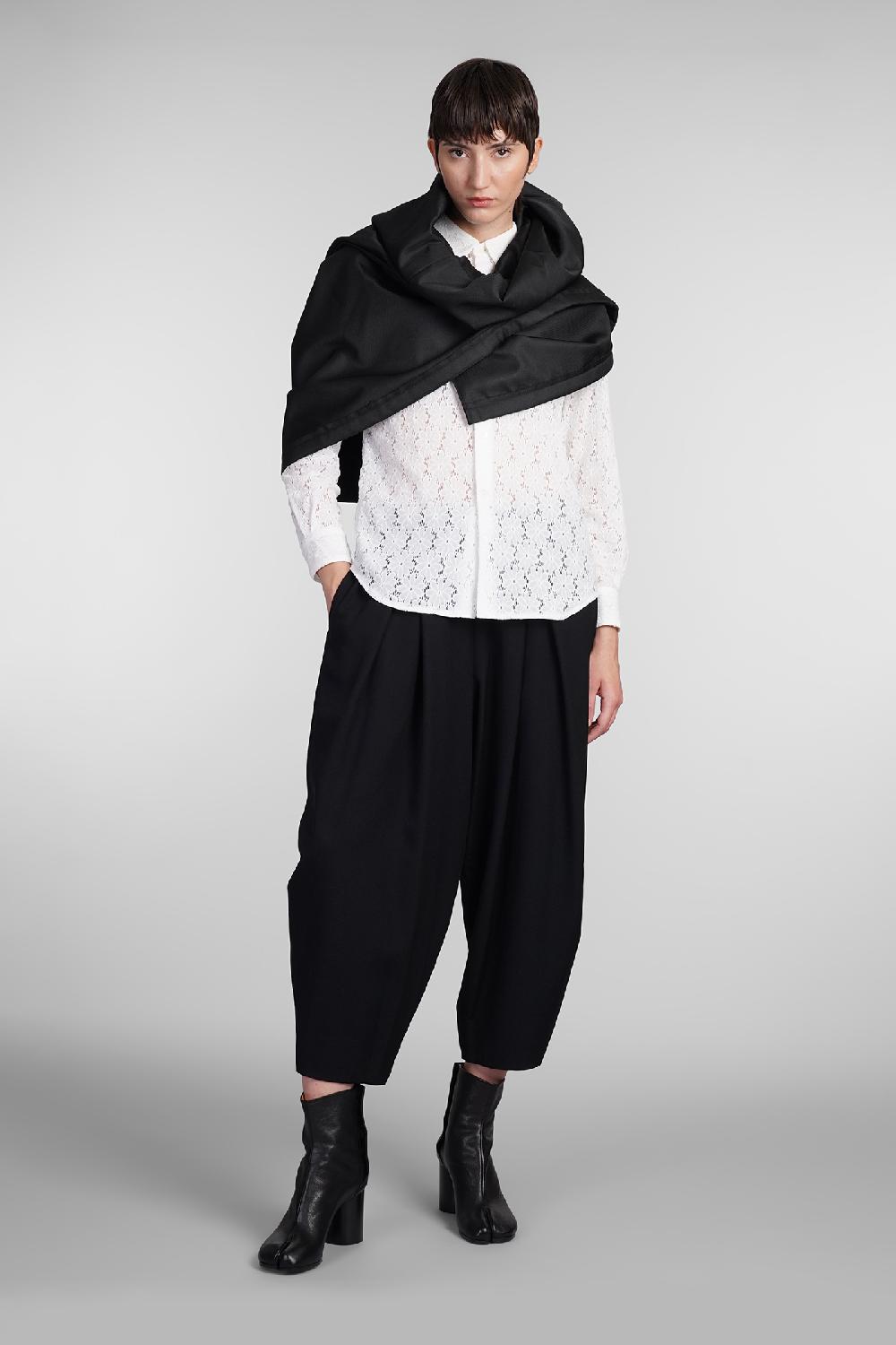 Deliberti Comme Des Garcons Camicia In Nylon Bianco Cod. 407125 - Deliberti The Luxury Shopping