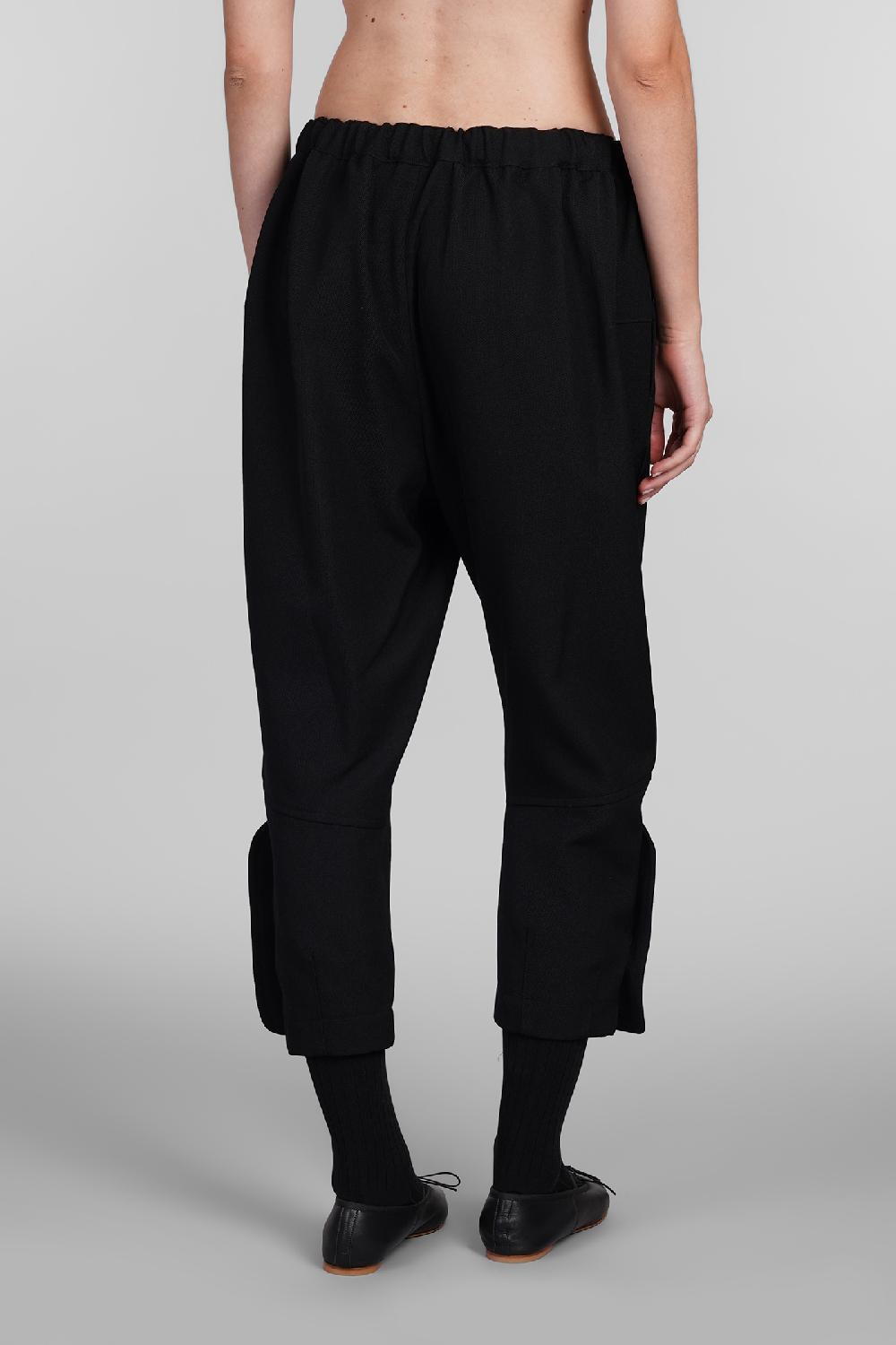 Deliberti Comme Des Garcons Pantalone In Lana Nera Cod. 406924 - Deliberti The Luxury Shopping
