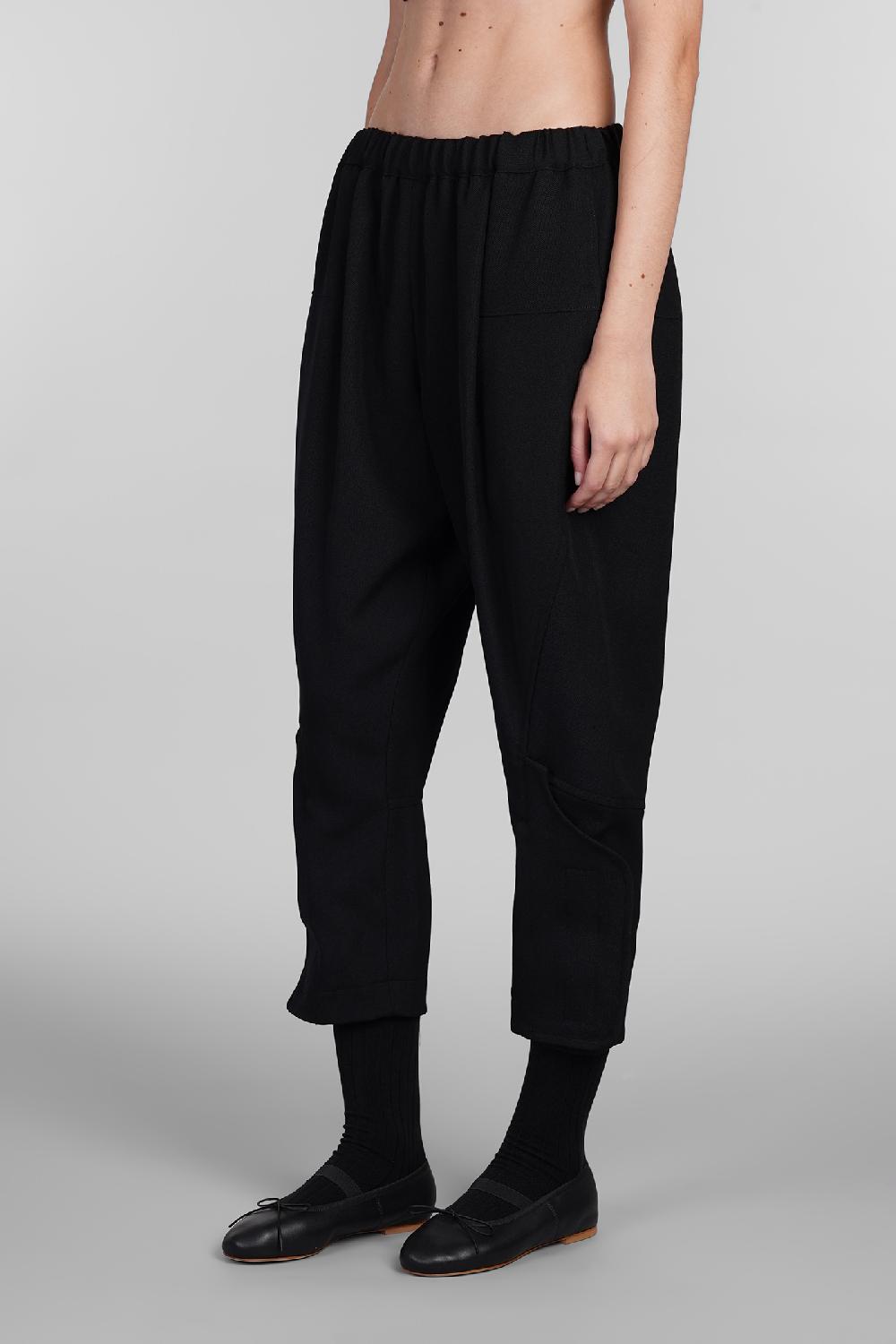 Deliberti Comme Des Garcons Pantalone In Lana Nera Cod. 406924 - Deliberti The Luxury Shopping