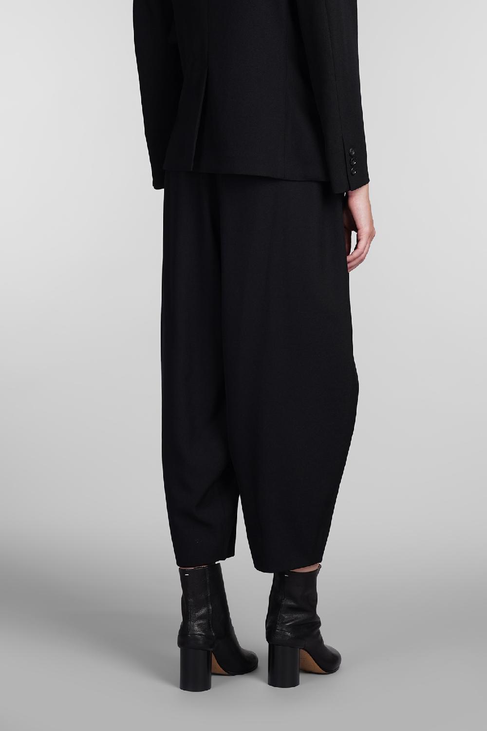 Deliberti Comme Des Garcons Pantalone In Lana Nera Cod. 406925 - Deliberti The Luxury Shopping