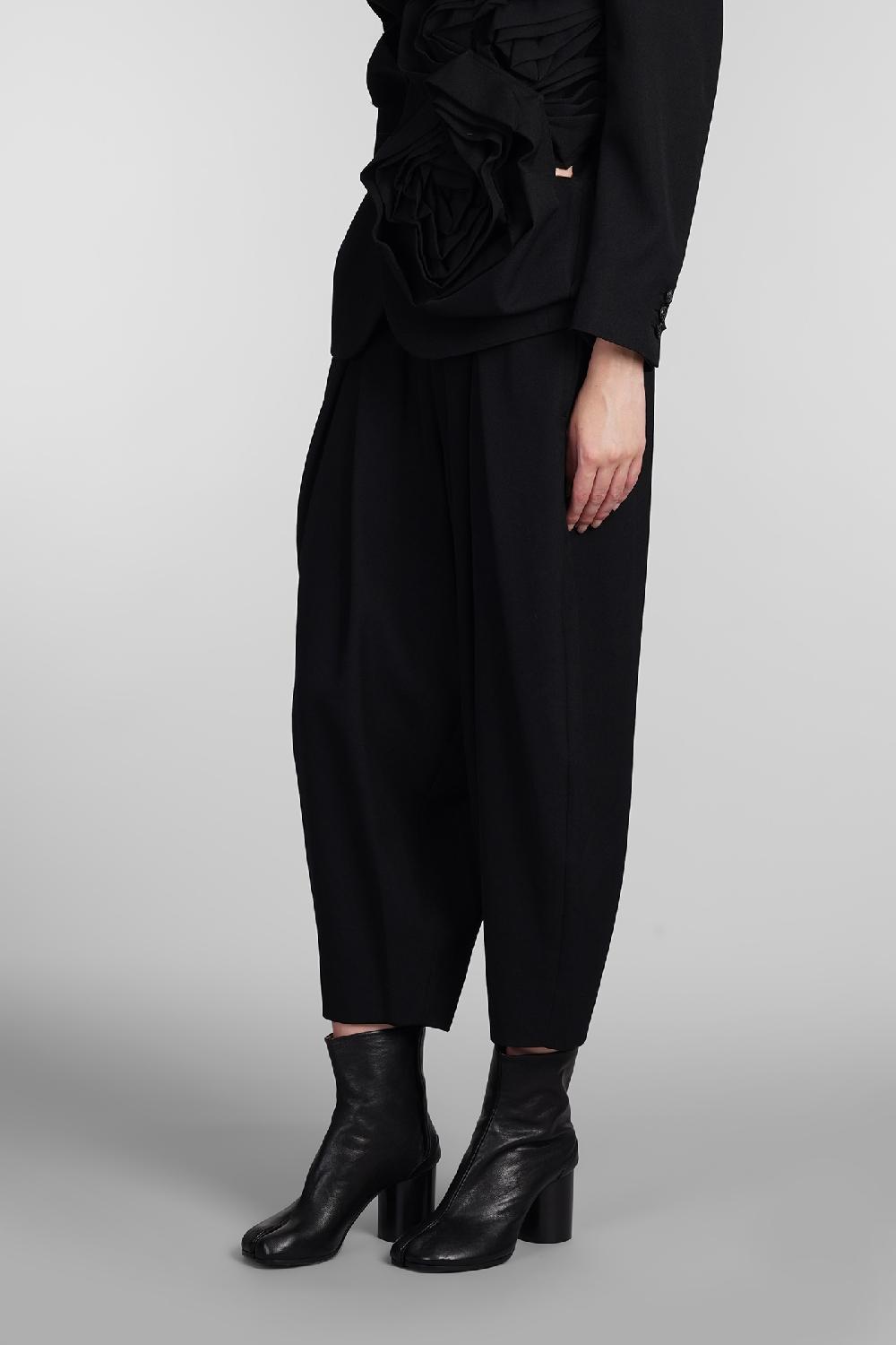 Deliberti Comme Des Garcons Pantalone In Lana Nera Cod. 406925 - Deliberti The Luxury Shopping