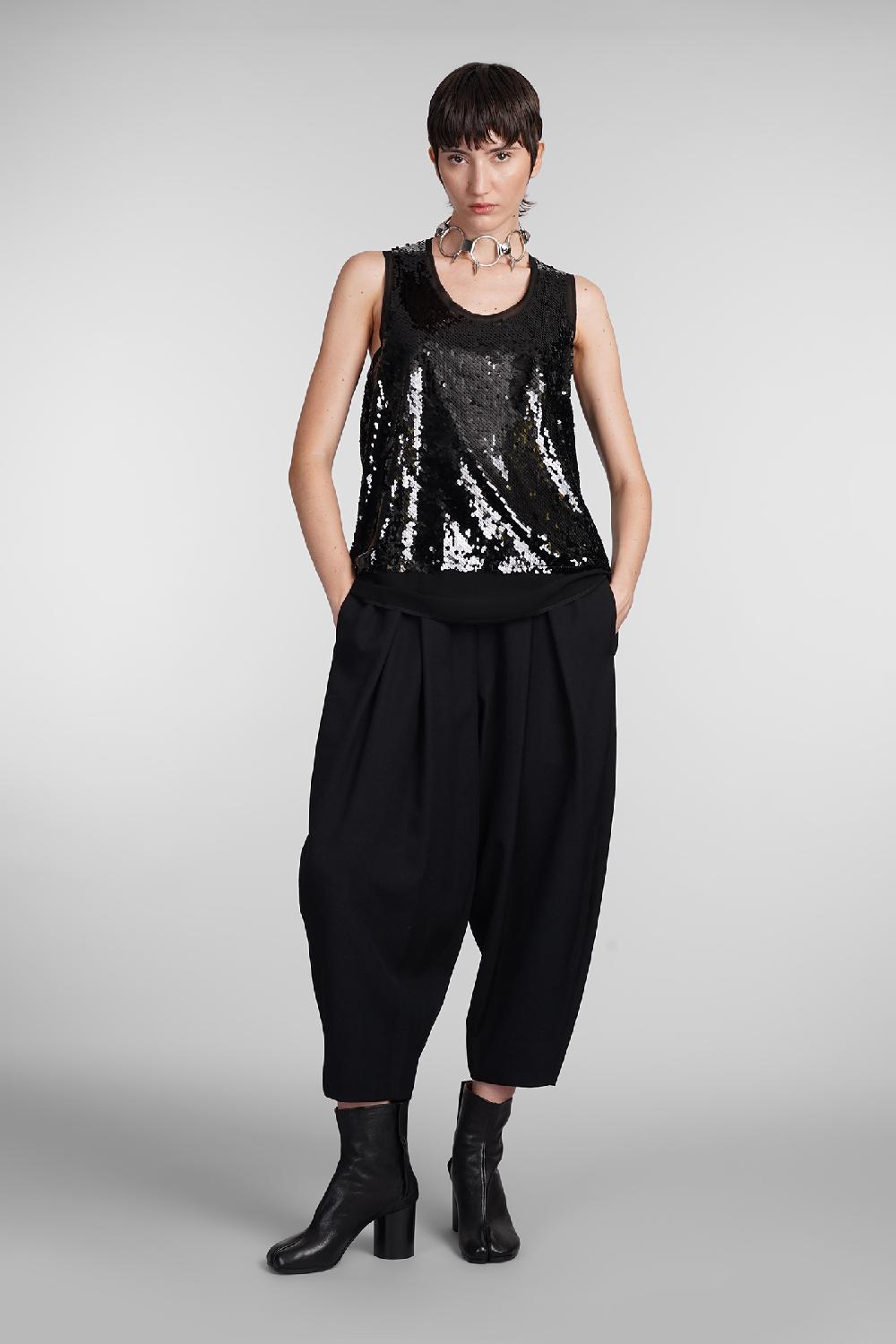 Deliberti Comme Des Garcons Topwear In Poliestere Nero Cod. 406923 - Deliberti The Luxury Shopping