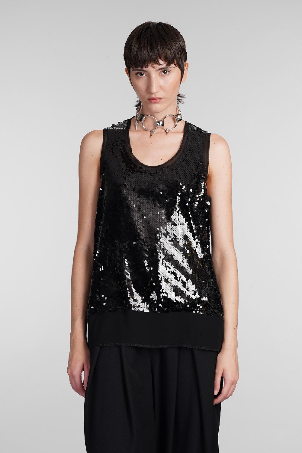 Deliberti Comme des Garcons Topwear in poliestere nero cod. 406923 - Deliberti The Luxury Shopping