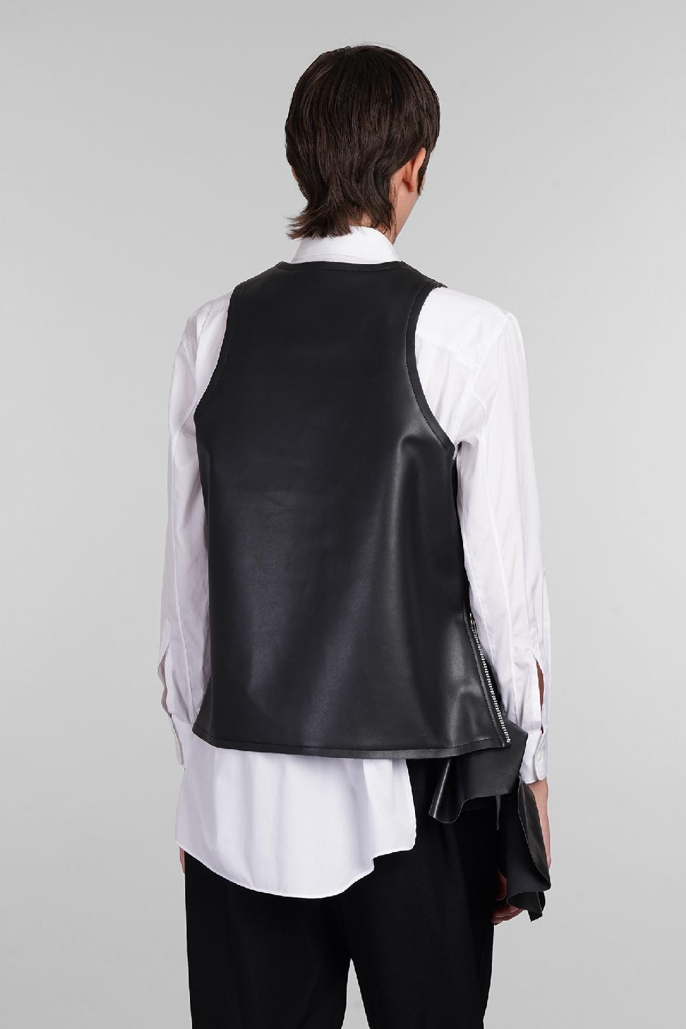 Deliberti Comme Des Garcons Topwear In Poliuretano Nero Cod. 406922 - Deliberti The Luxury Shopping
