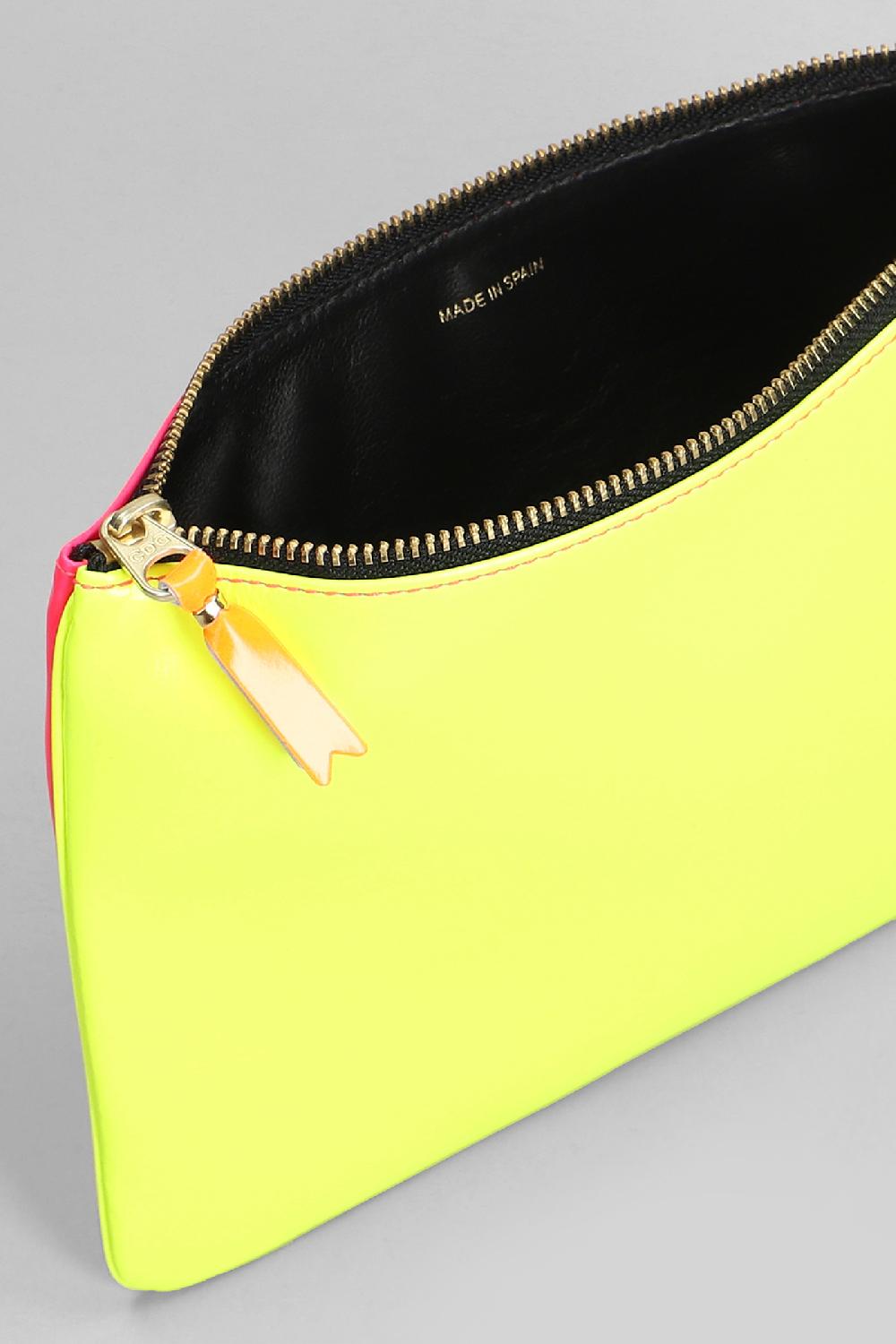 Deliberti Comme Des Garcons Wallet Pochette In Pelle Rosa Cod. 402103 - Deliberti The Luxury Shopping