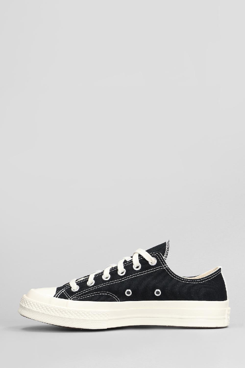 Deliberti Converse X COMME Des GARÇONS PLAY Sneakers Chuck 70 Cdg Low In Cotone Nero Cod. 410137 - Deliberti The Luxury Shopping