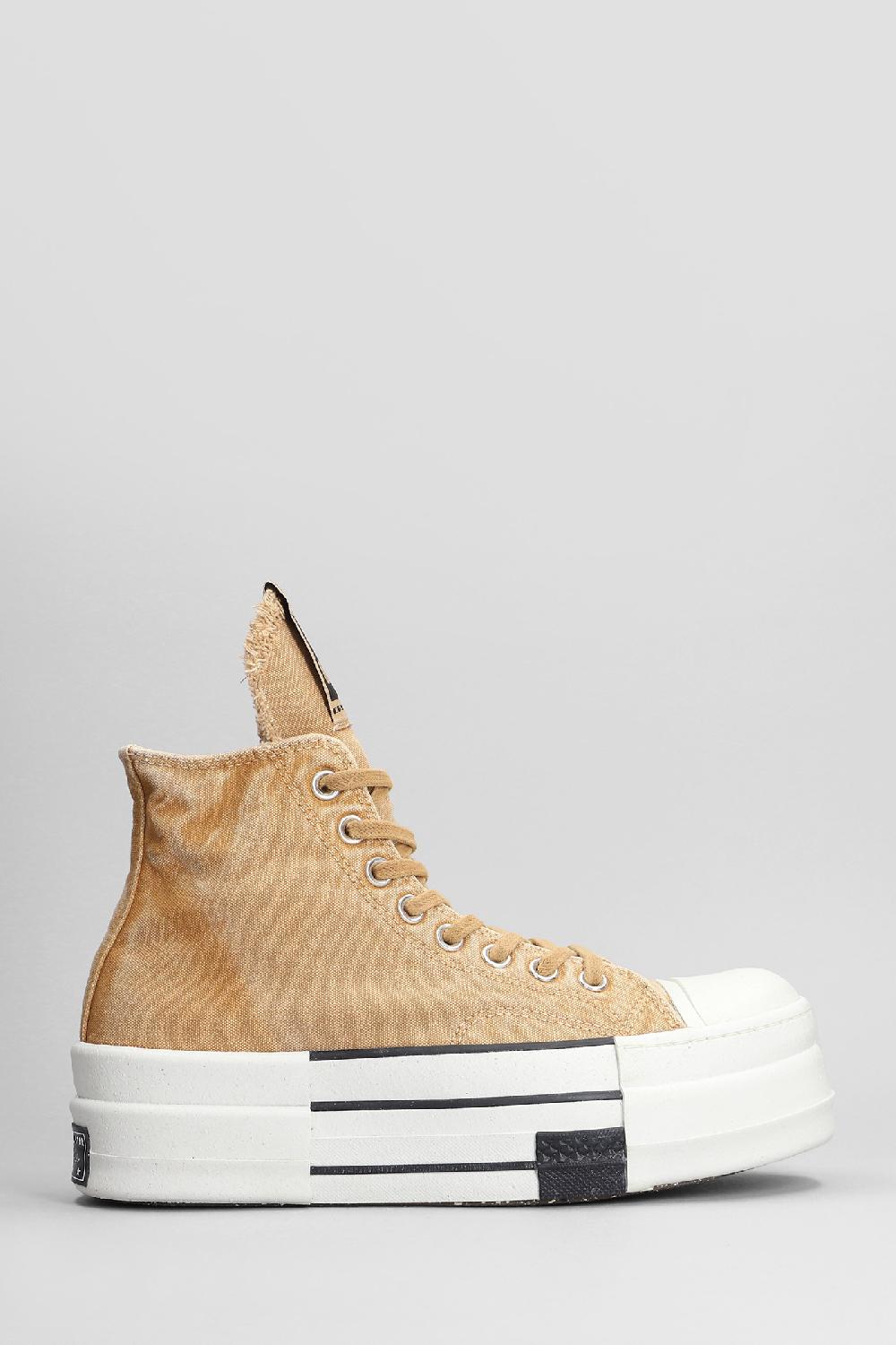 Deliberti Converse x DRKSHDW Sneakers dbl drkstar in cotone beige cod. 401832 - Deliberti The Luxury Shopping