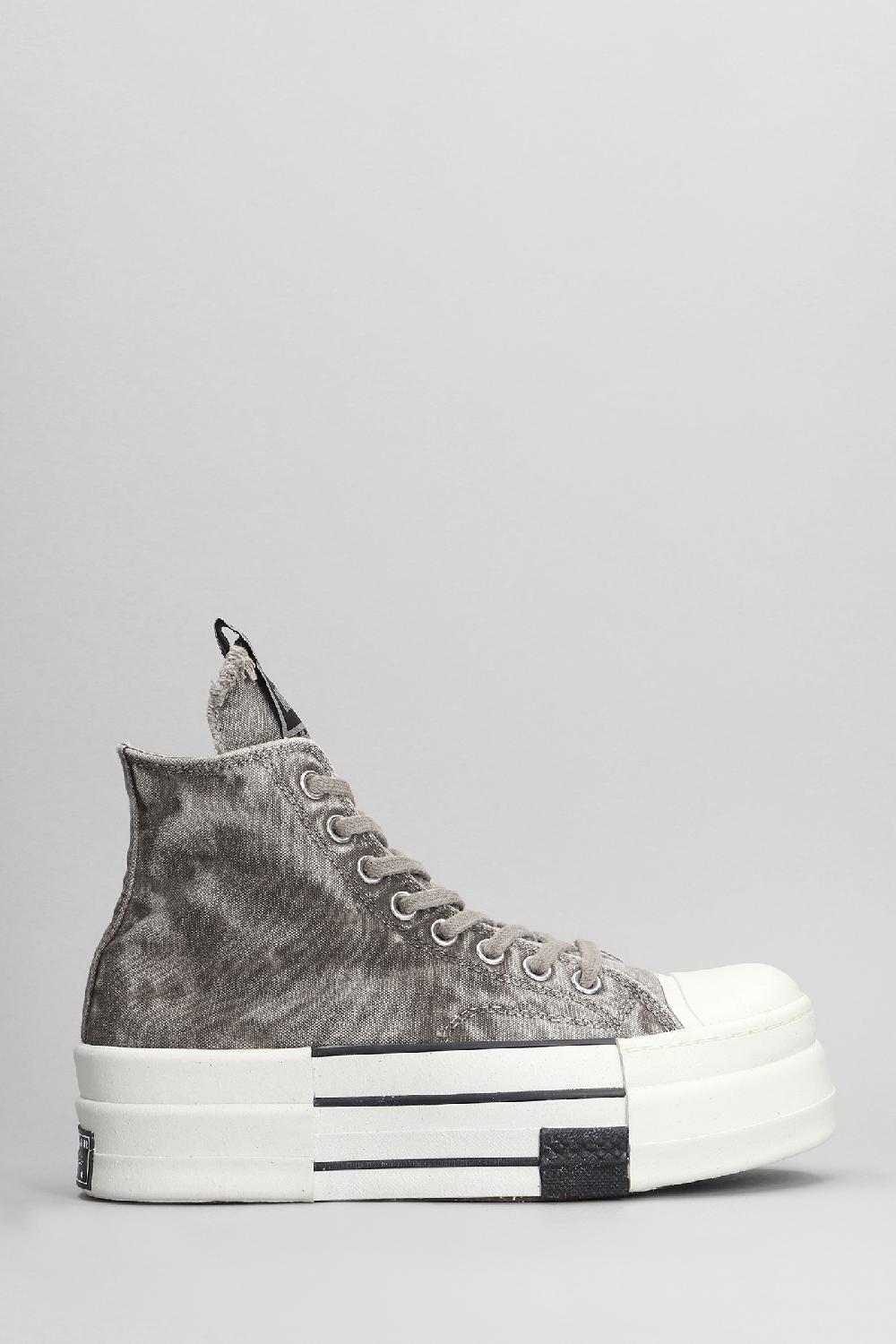 Deliberti Converse x DRKSHDW Sneakers dbl drkstar in cotone grigio cod. 401831 - Deliberti The Luxury Shopping