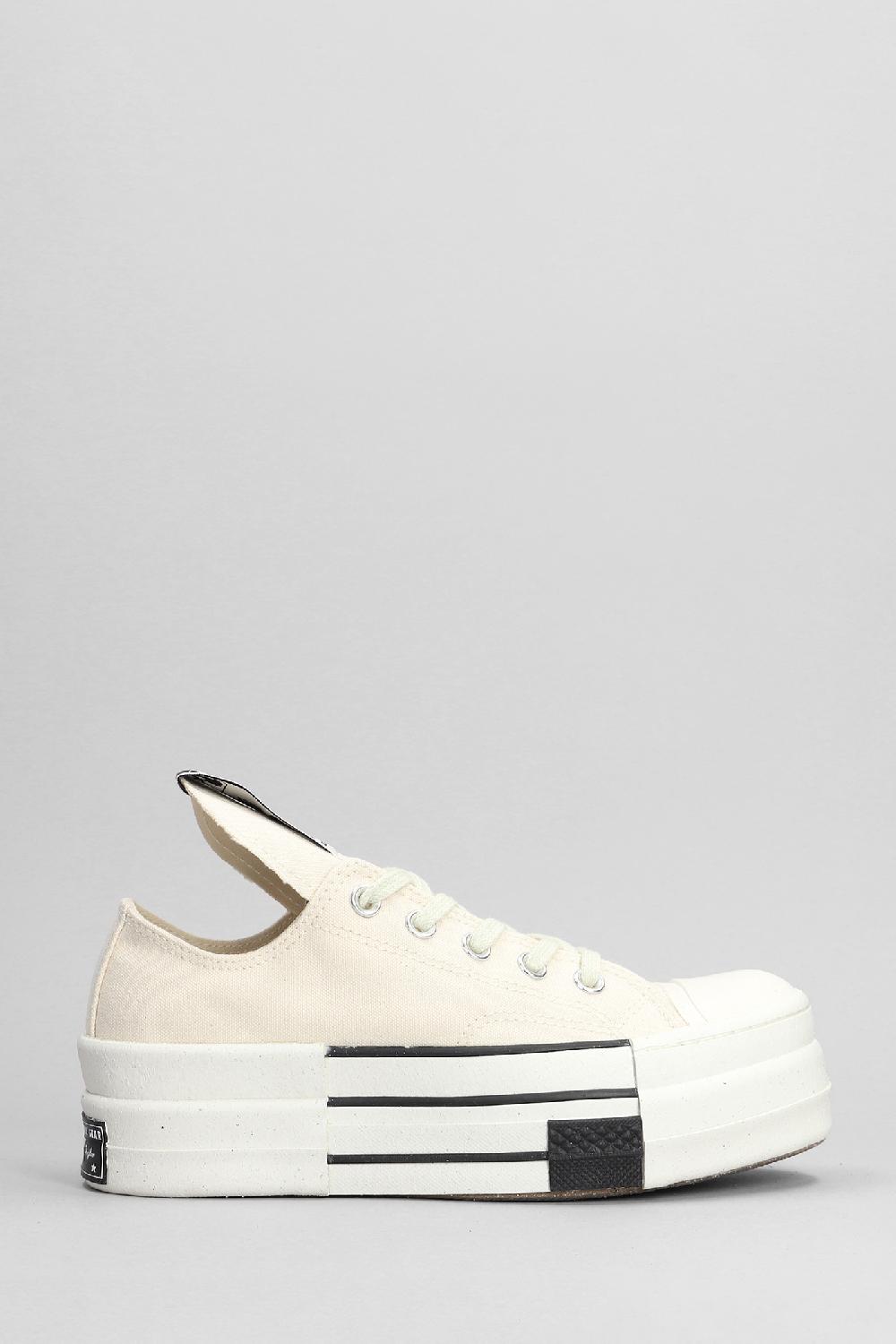 Deliberti Converse x DRKSHDW Sneakers dbl drkstar ox in cotone beige cod. 385718 - Deliberti The Luxury Shopping