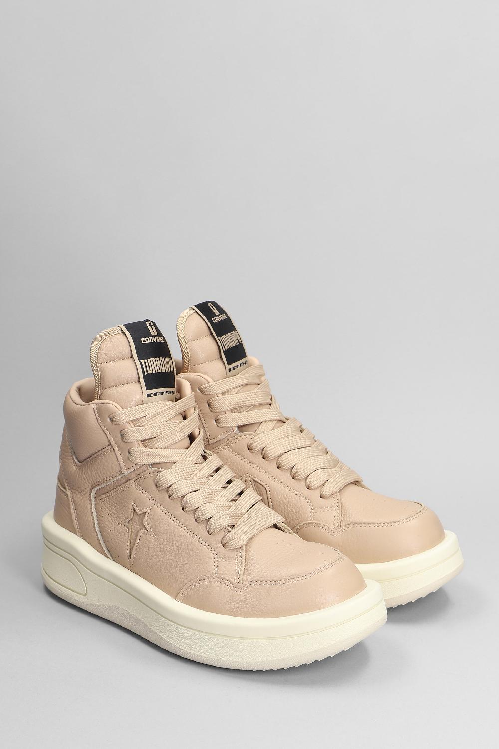 Deliberti Converse X DRKSHDW Sneakers Turbowpn In Pelle Beige Cod. 400428 - Deliberti The Luxury Shopping