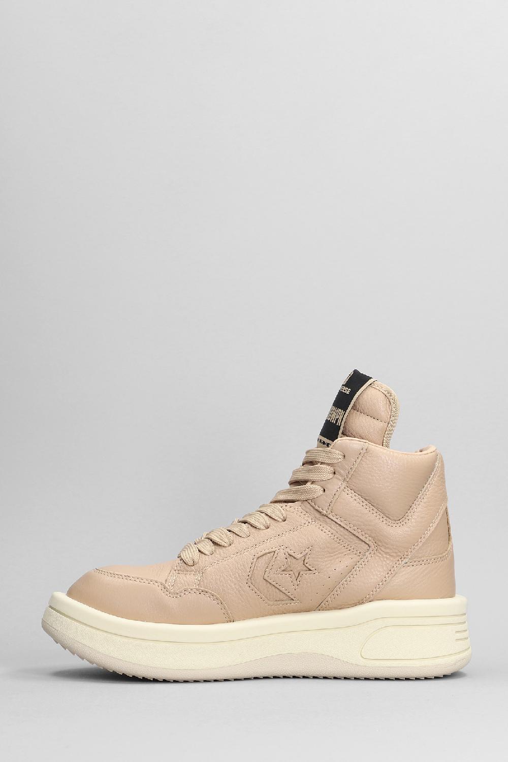 Deliberti Converse X DRKSHDW Sneakers Turbowpn In Pelle Beige Cod. 400428 - Deliberti The Luxury Shopping