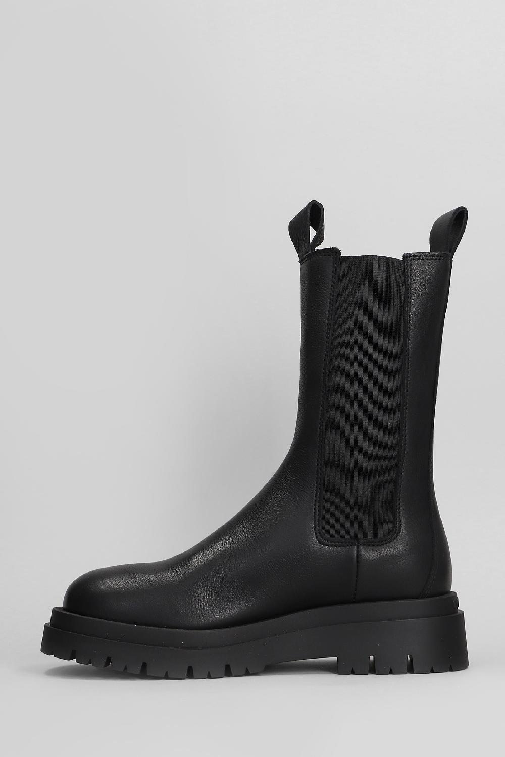 Deliberti Copenhagen Anfibi Cph 1000 In Pelle Nera Cod. 410110 - Deliberti The Luxury Shopping