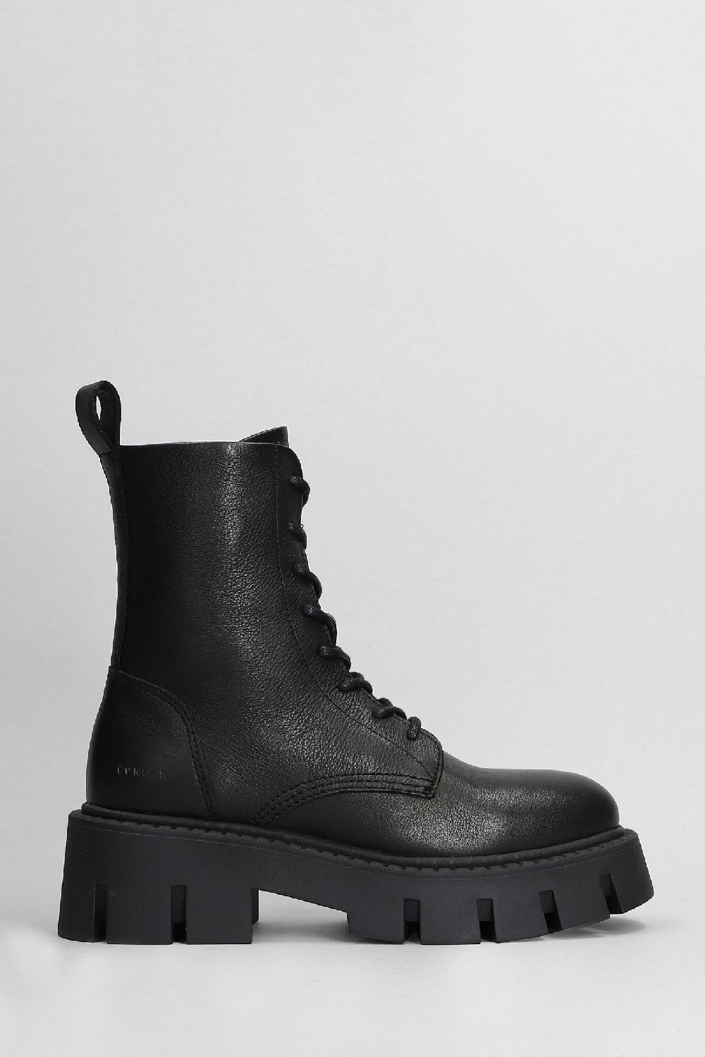 Deliberti Copenhagen Anfibi cph 130 in pelle nera cod. 408343 - Deliberti The Luxury Shopping