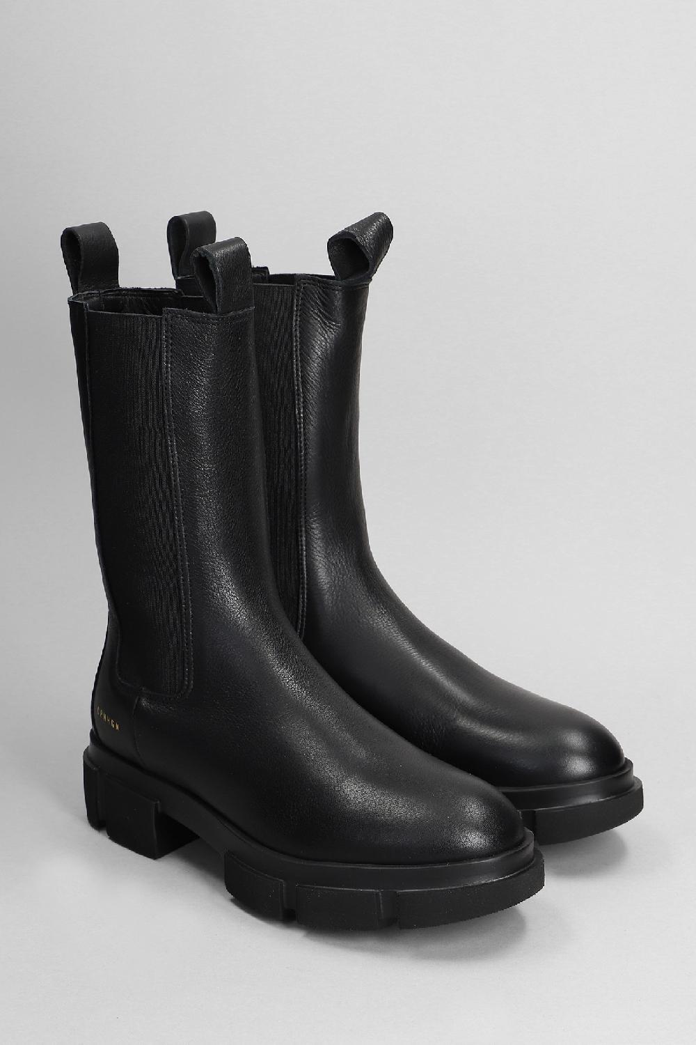 Deliberti Copenhagen Anfibi Cph 500 In Pelle Nera Cod. 408342 - Deliberti The Luxury Shopping