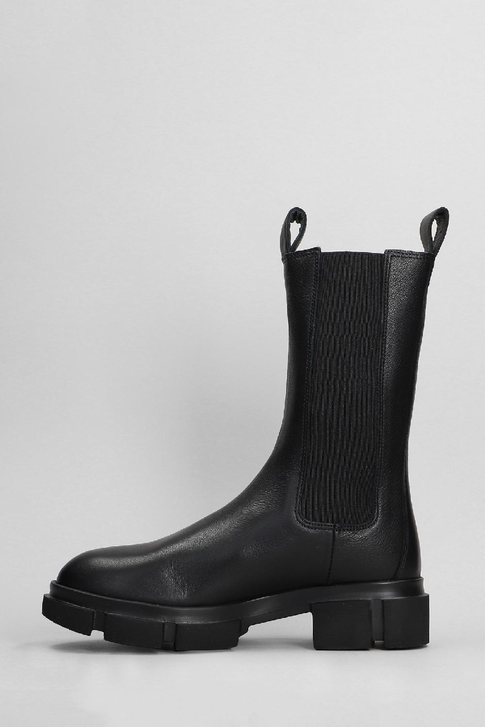 Deliberti Copenhagen Anfibi Cph 500 In Pelle Nera Cod. 408342 - Deliberti The Luxury Shopping