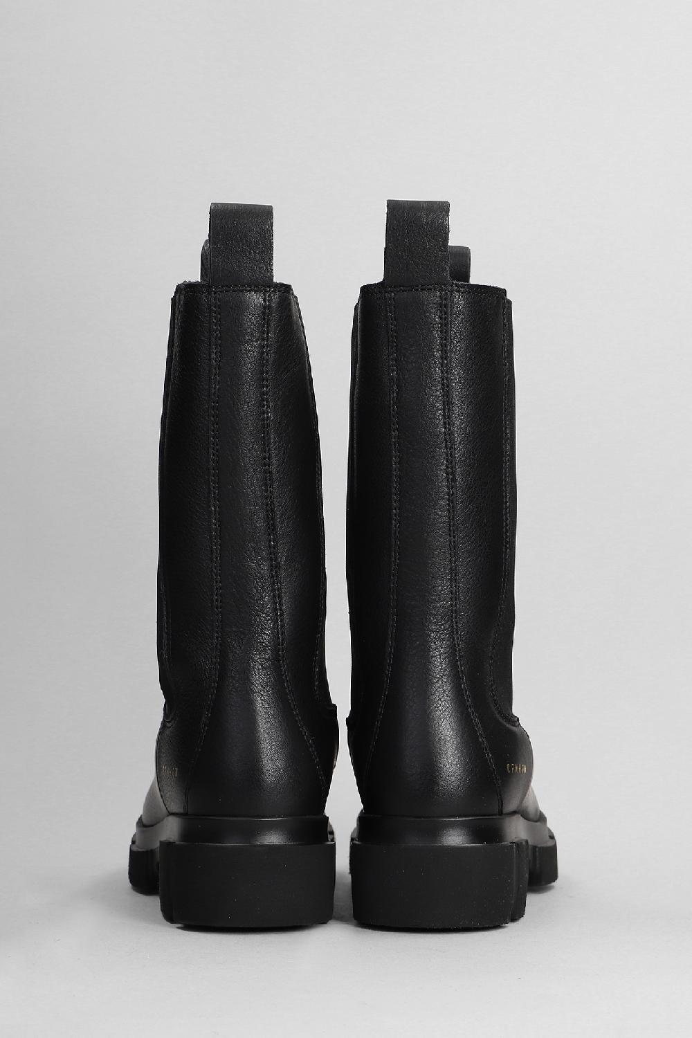 Deliberti Copenhagen Anfibi Cph 500 In Pelle Nera Cod. 408342 - Deliberti The Luxury Shopping