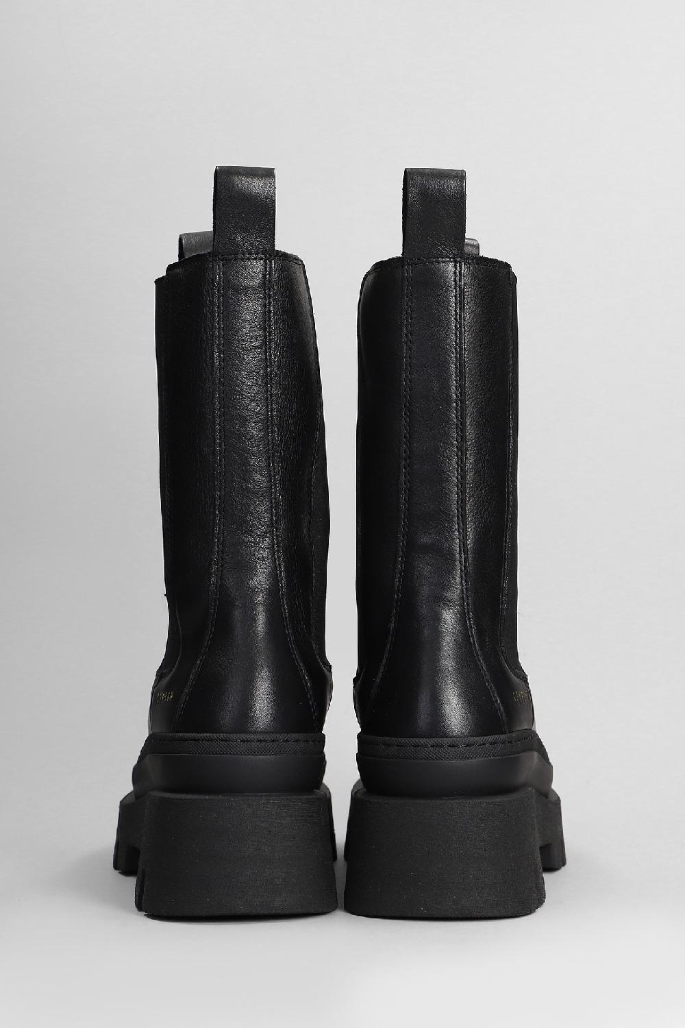 Deliberti Copenhagen Anfibi Cph 685 In Pelle Nera Cod. 408335 - Deliberti The Luxury Shopping