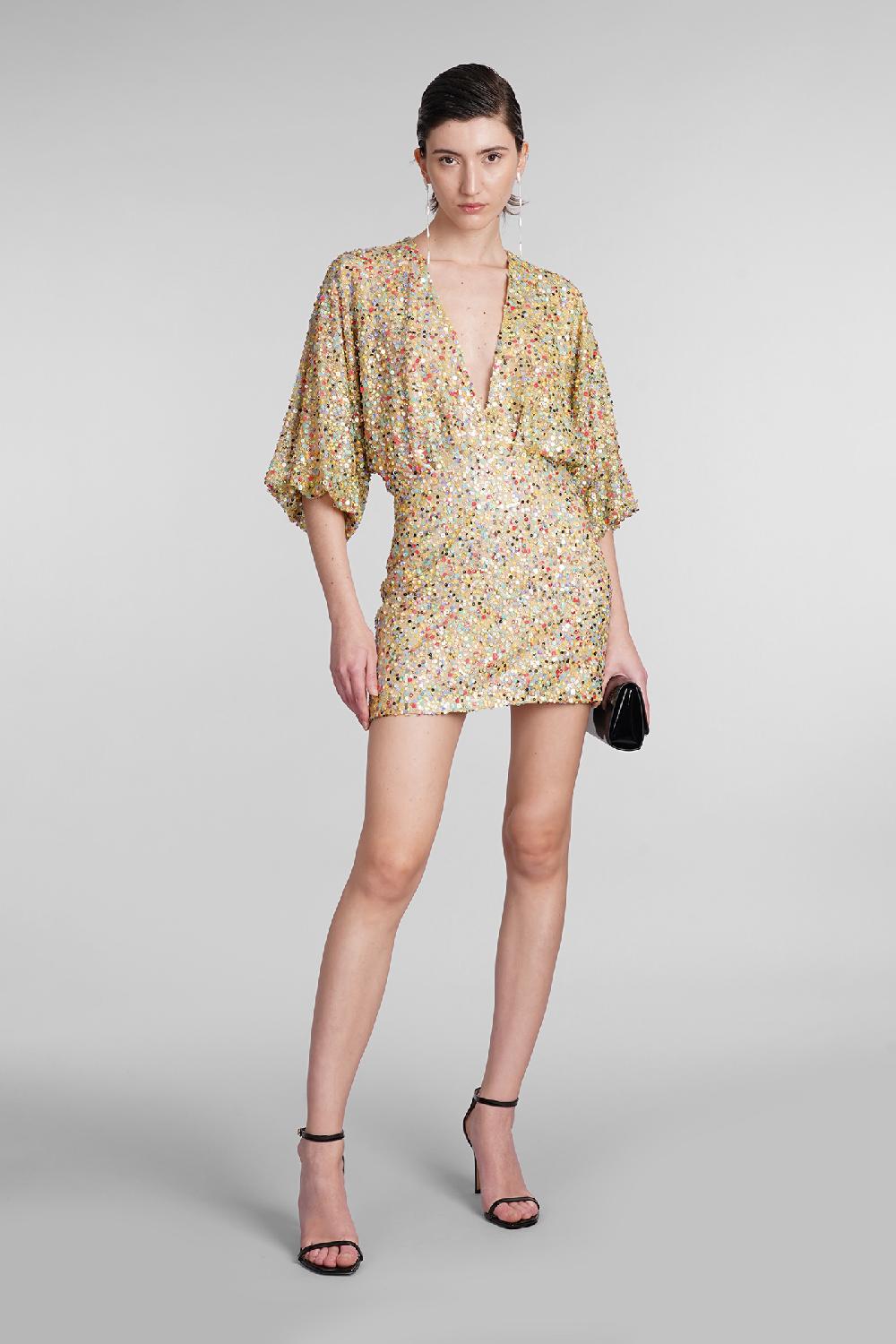 Deliberti Costarellos Abito Bruna In Pvc Beige Cod. 399500 - Deliberti The Luxury Shopping