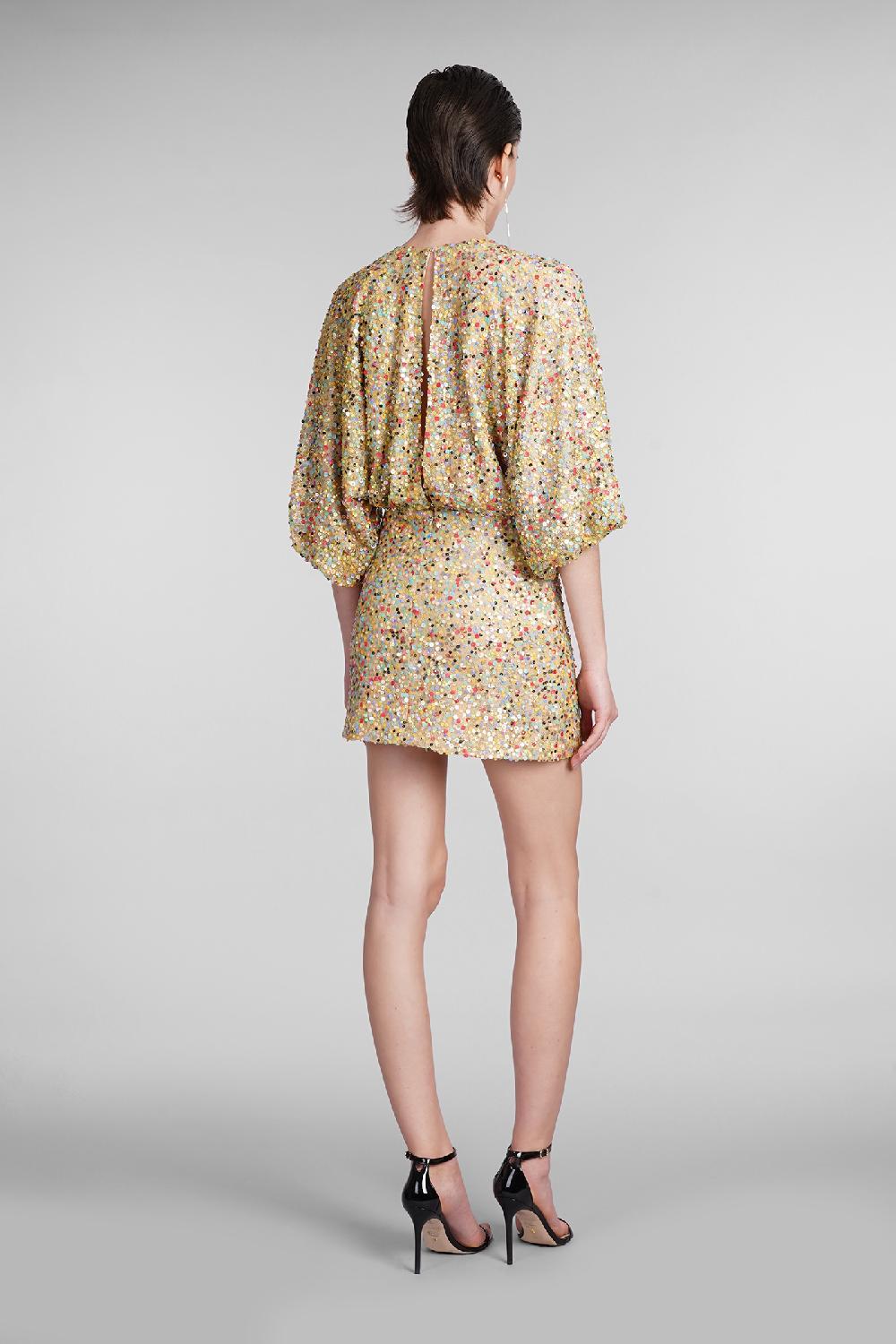 Deliberti Costarellos Abito Bruna In Pvc Beige Cod. 399500 - Deliberti The Luxury Shopping