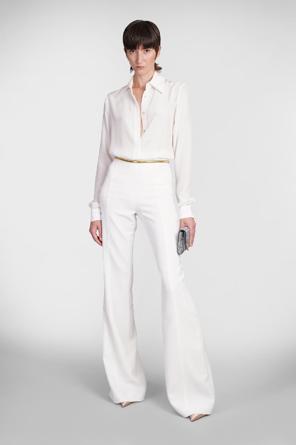 Deliberti Costarellos Camicia Keltie In Seta Beige Cod. 406742 - Deliberti The Luxury Shopping