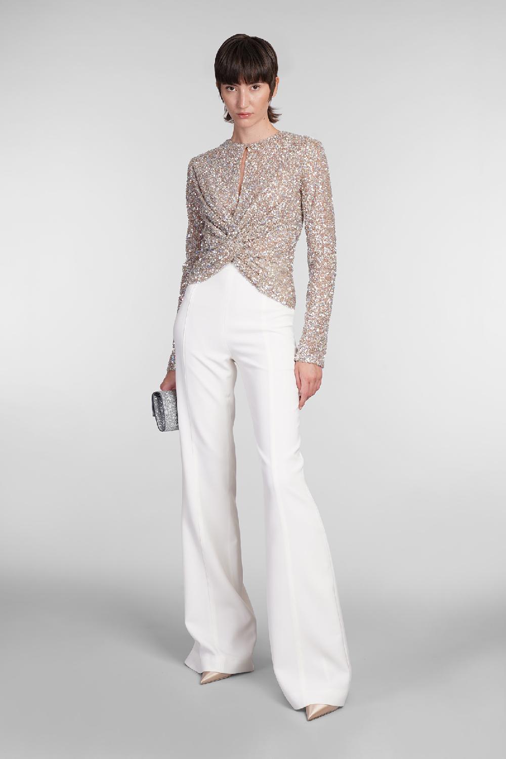 Deliberti Costarellos Topwear Noa In Poliestere Oro Cod. 406741 - Deliberti The Luxury Shopping