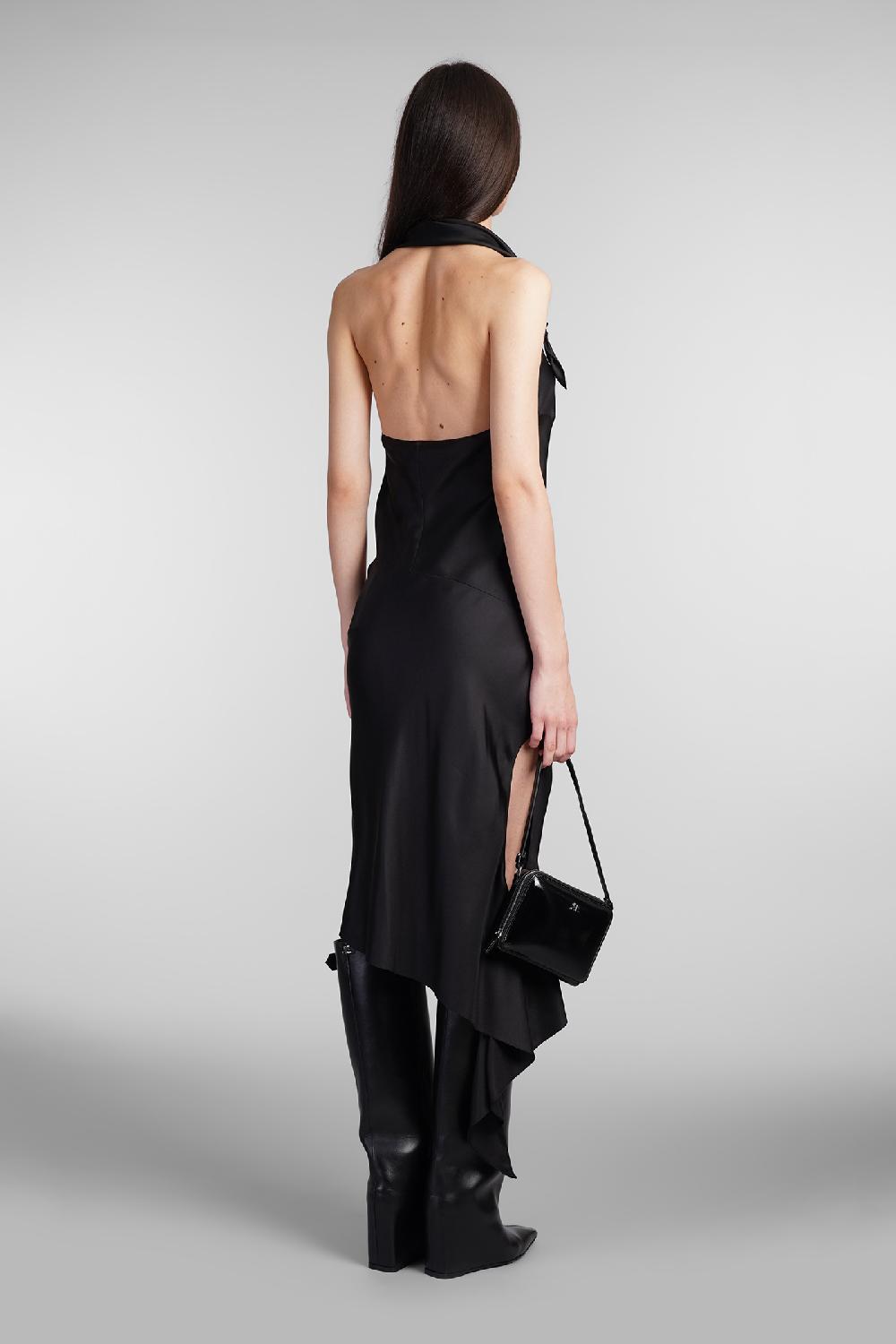 Deliberti Courreges Abito In Seta Nera Cod. 409346 - Deliberti The Luxury Shopping