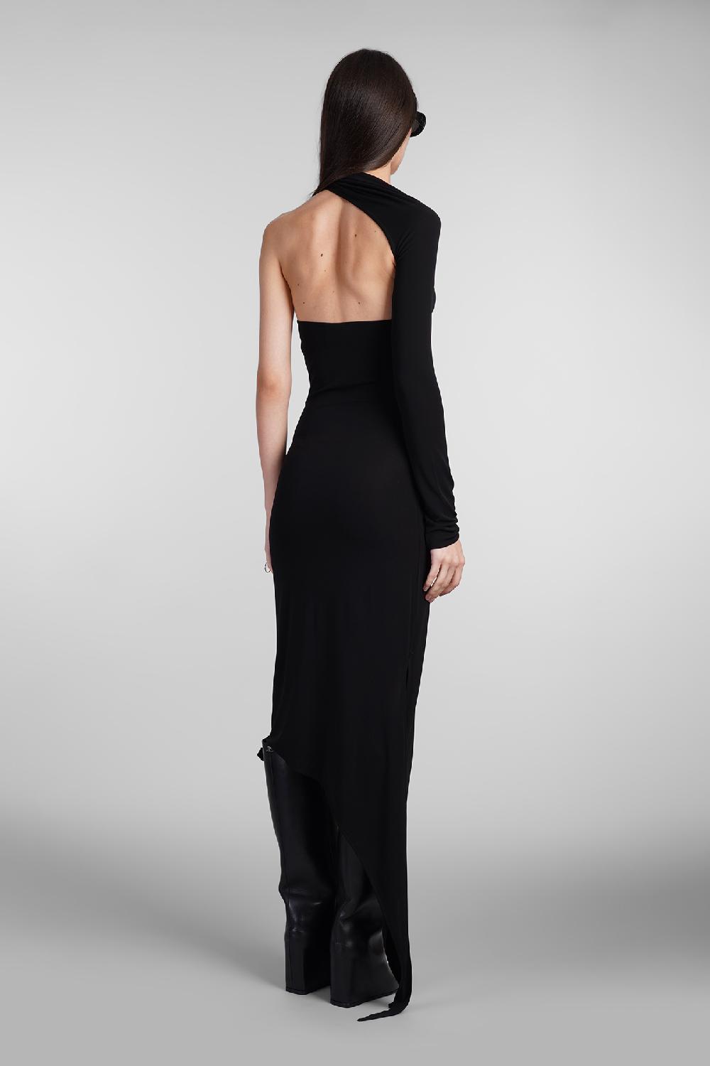 Deliberti Courreges Abito In Viscosa Nera Cod. 408555 - Deliberti The Luxury Shopping