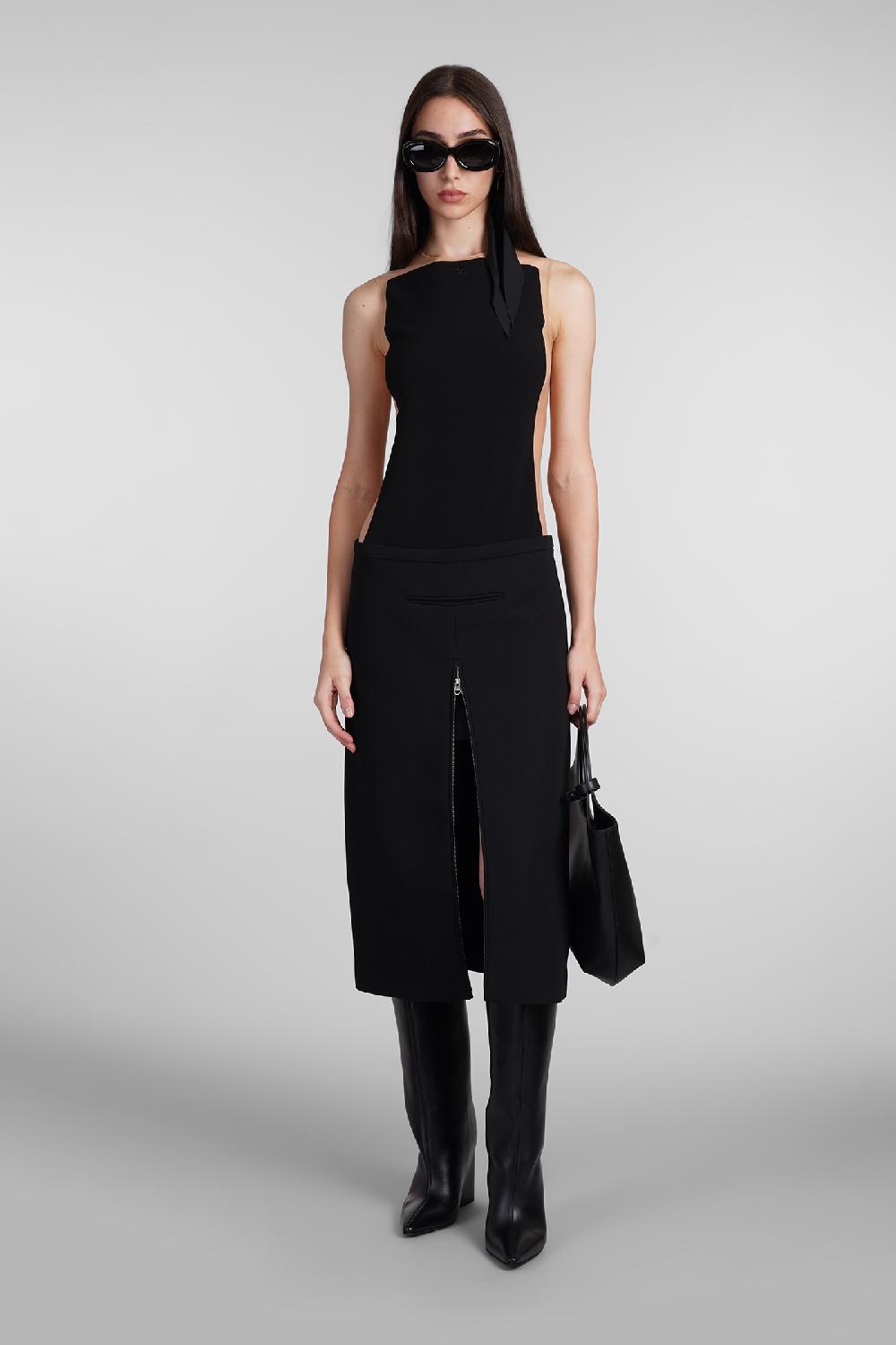 Deliberti Courreges Body In Poliestere Nero Cod. 408554 - Deliberti The Luxury Shopping