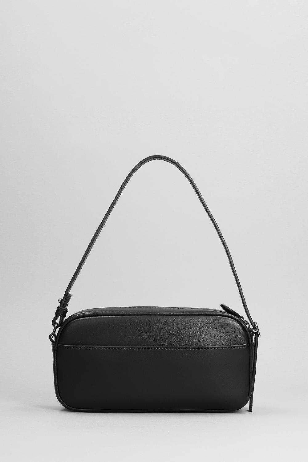 Deliberti Courreges Borsa A Mano Baguette In Pelle Nera Cod. 382174 - Deliberti The Luxury Shopping