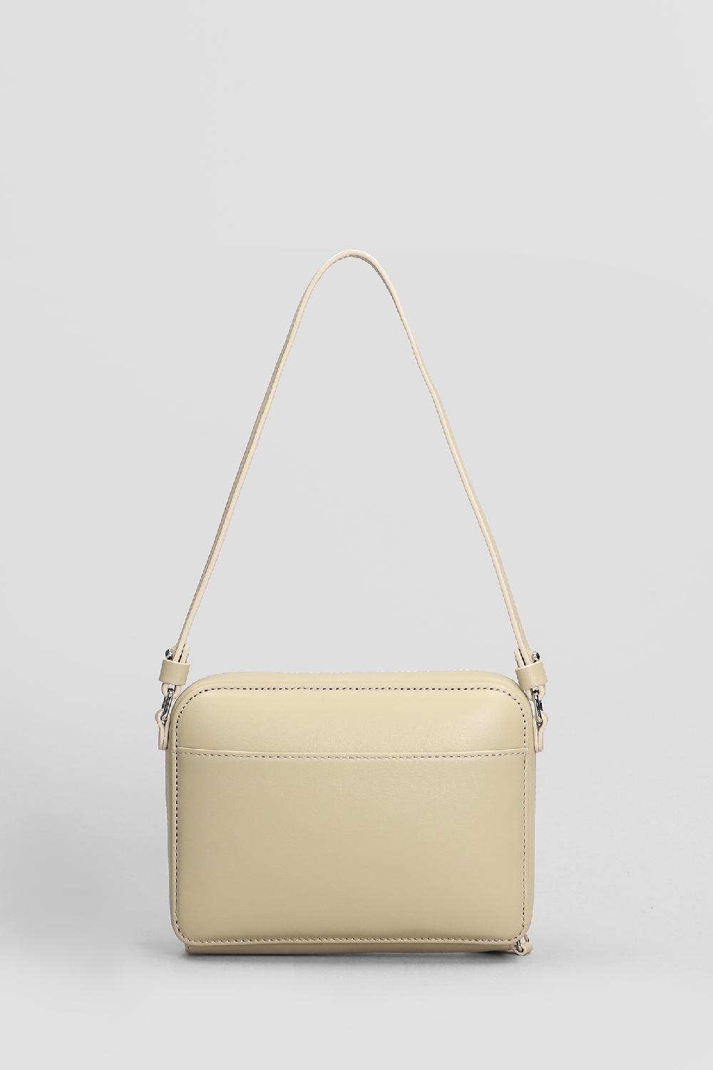 Deliberti Courreges Borsa A Spalla In Pelle Beige Cod. 408108 - Deliberti The Luxury Shopping