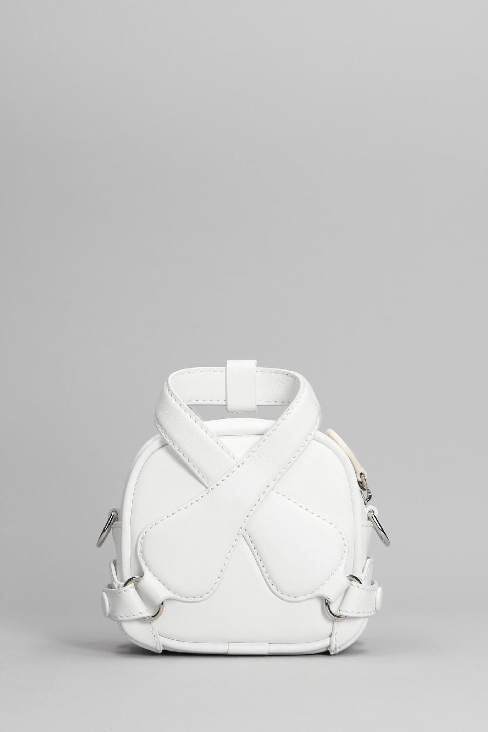 Deliberti Courreges Borsa A Spalla In Pelle Bianca Cod. 365133 - Deliberti The Luxury Shopping