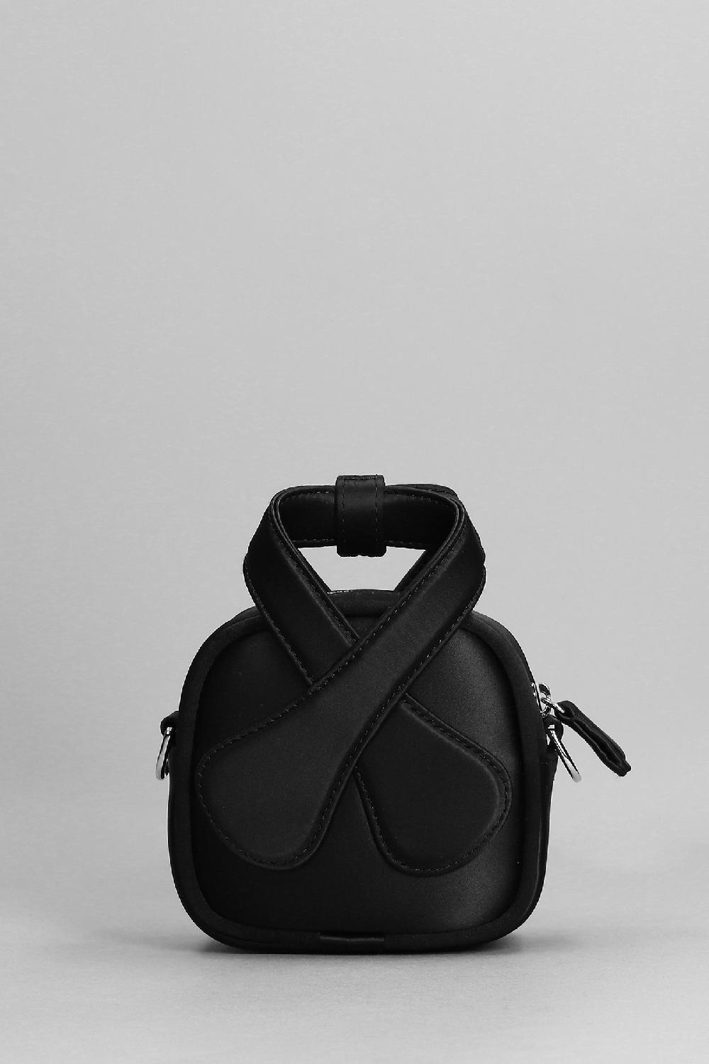 Deliberti Courreges Borsa A Spalla In Tessuto Nero Cod. 360429 - Deliberti The Luxury Shopping