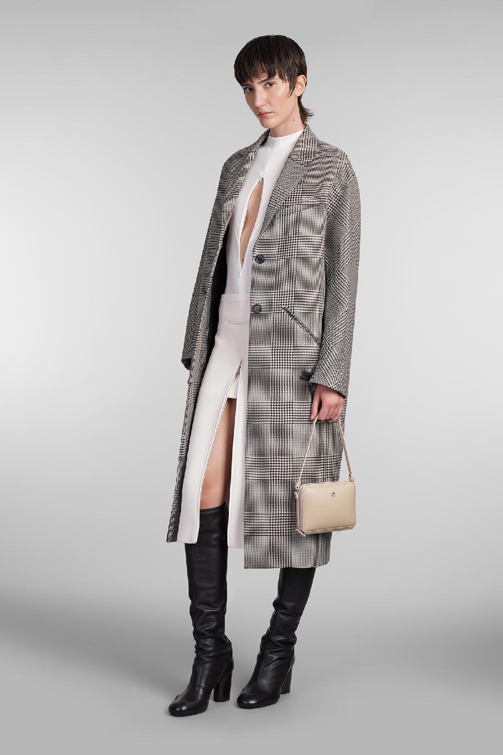 Deliberti Courreges Cappotto In Lana Beige Cod. 408118 - Deliberti The Luxury Shopping