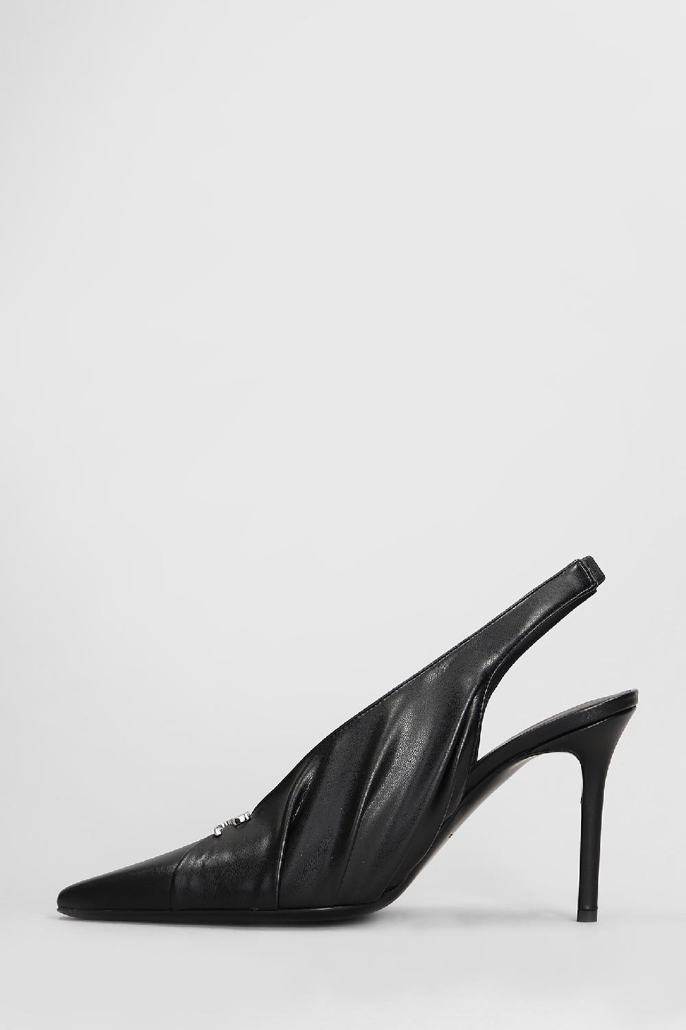 Deliberti Courreges Decollete In Pelle Nera Cod. 408122 - Deliberti The Luxury Shopping