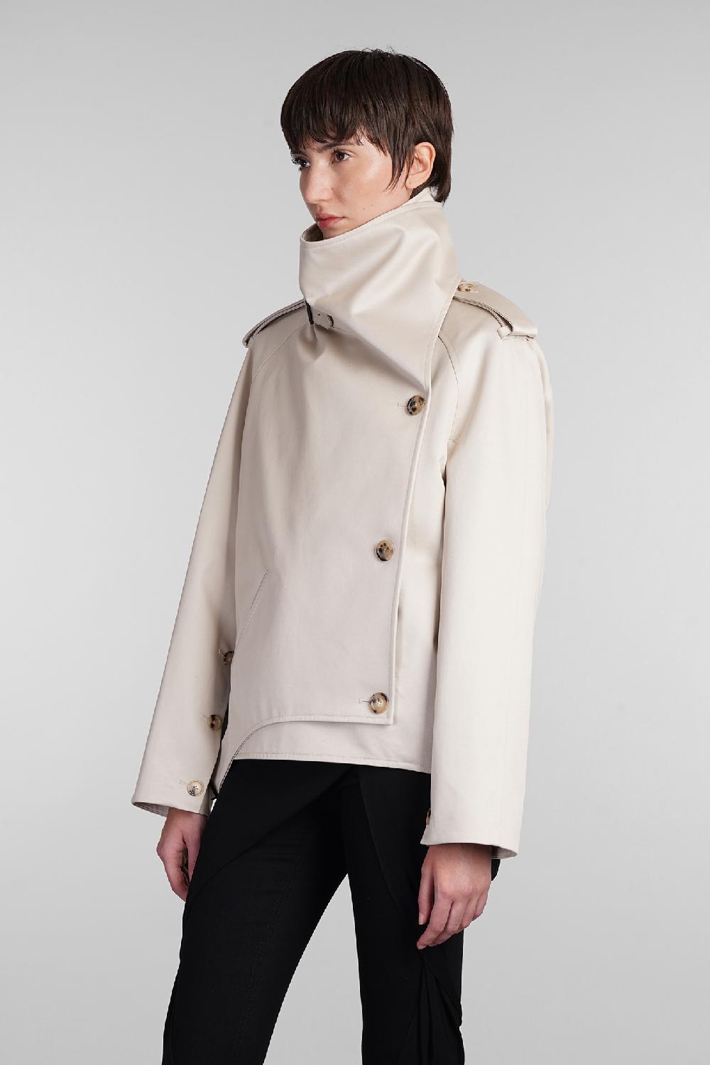 Deliberti Courreges Giacca Casual In Cotone Beige Cod. 408104 - Deliberti The Luxury Shopping