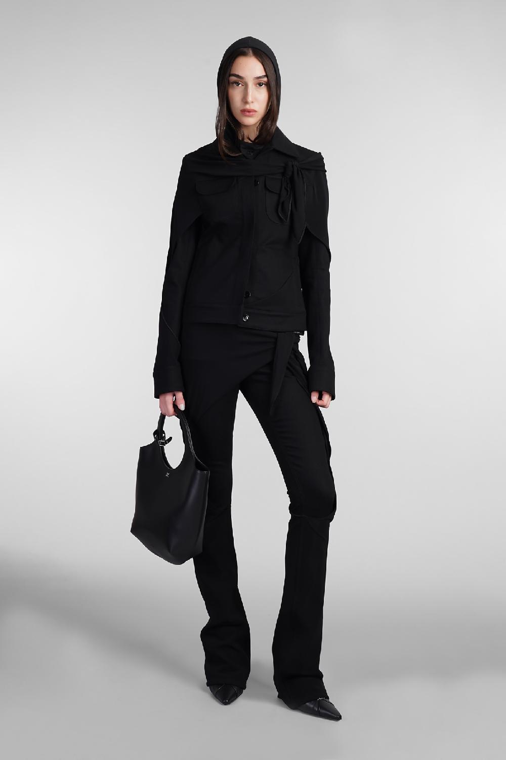 Deliberti Courreges Giacca Casual In Cotone Nero Cod. 409188 - Deliberti The Luxury Shopping