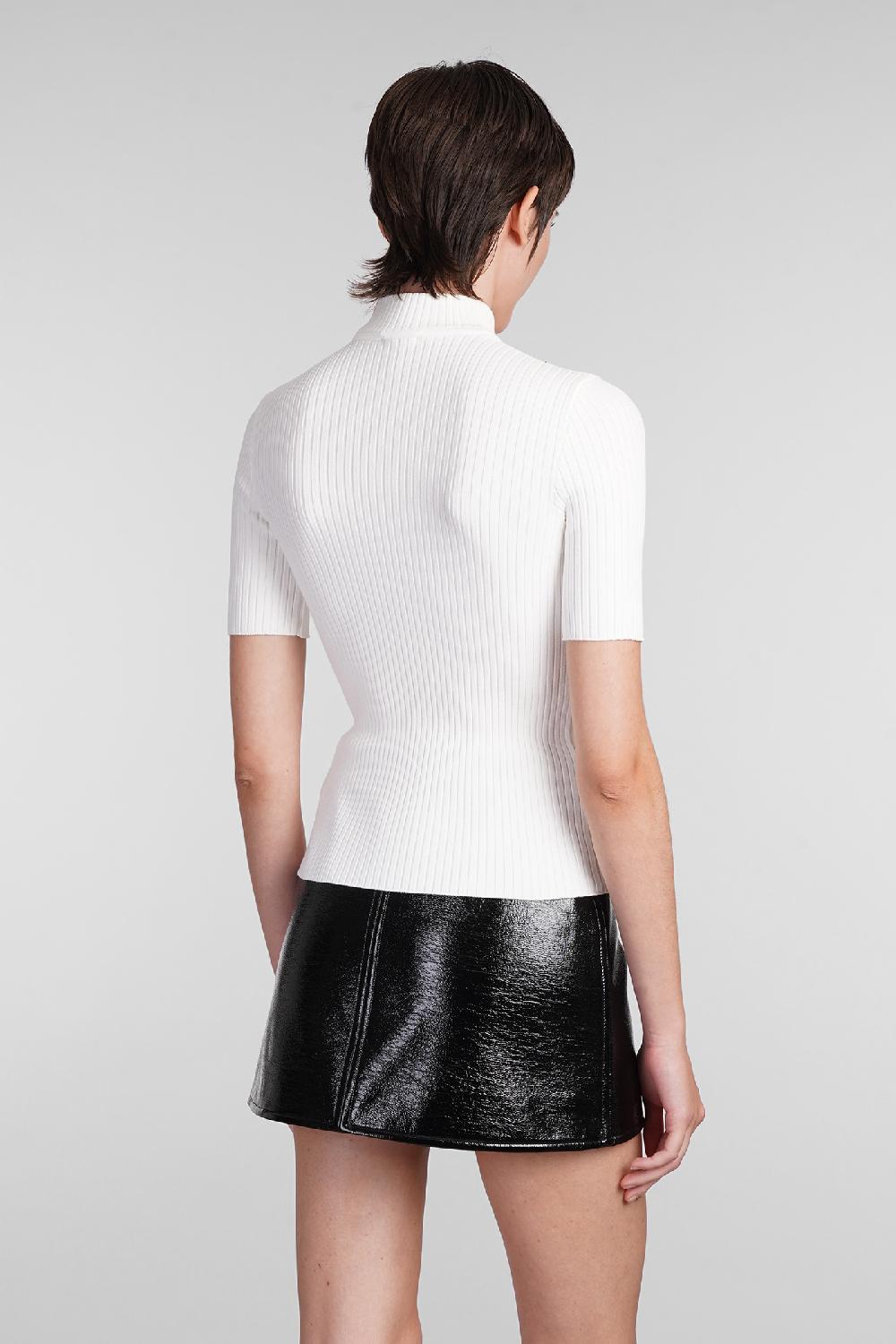 Deliberti Courreges Maglia In Viscosa Bianca Cod. 408095 - Deliberti The Luxury Shopping