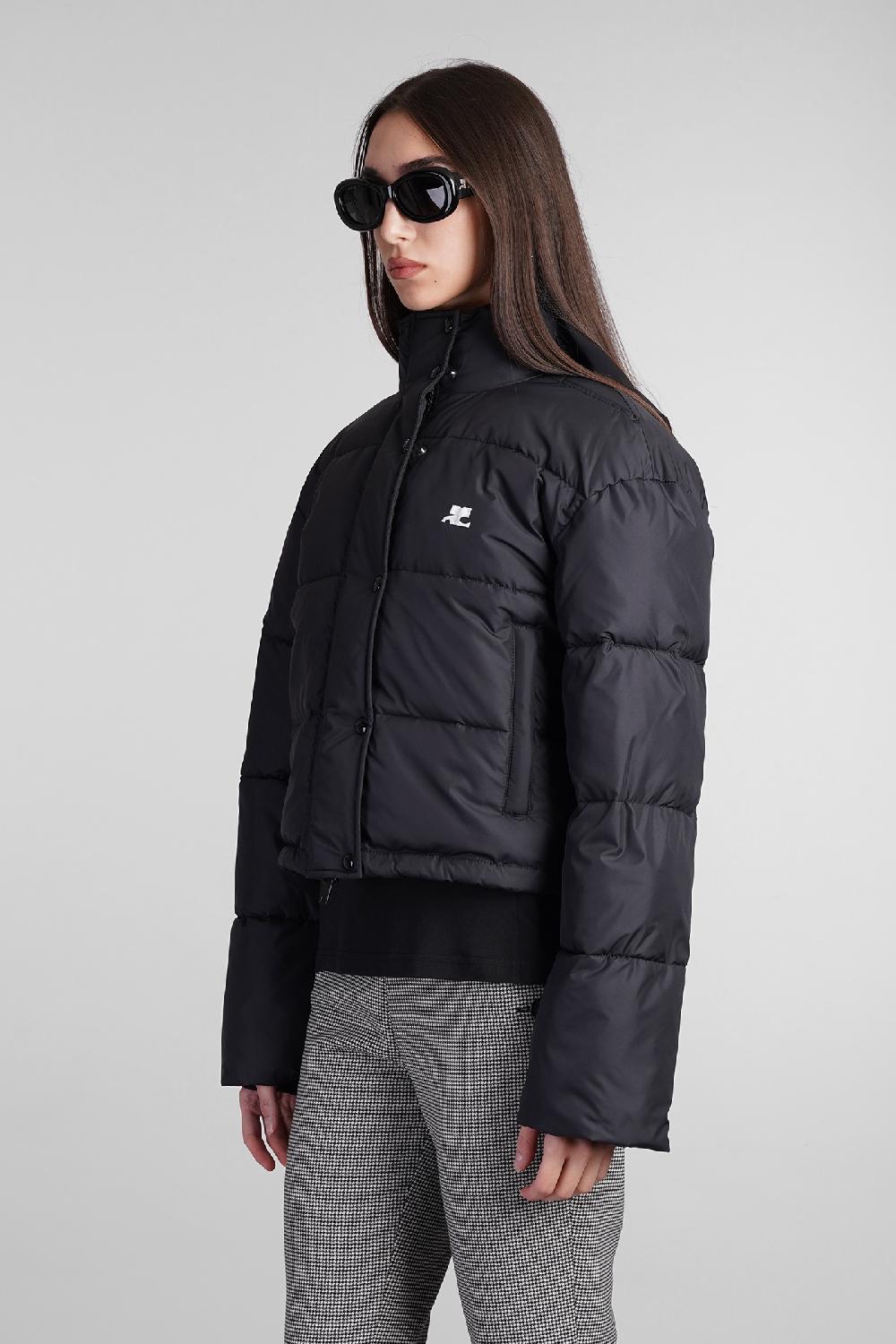 Deliberti Courreges Piumino In Poliestere Nero Cod. 408116 - Deliberti The Luxury Shopping