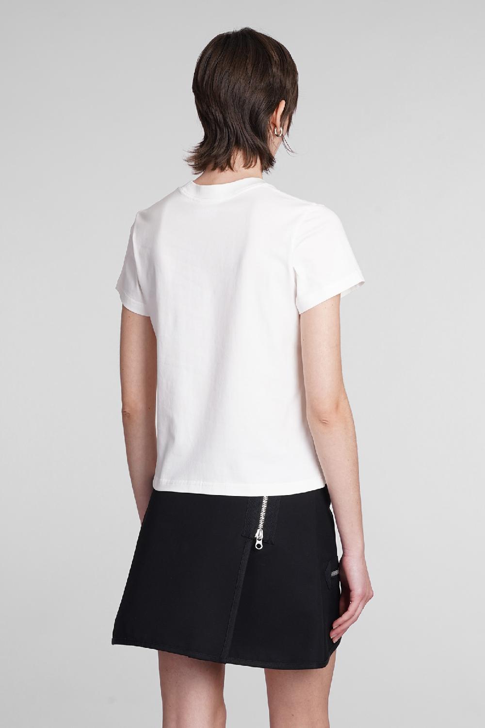 Deliberti Courreges T-shirt In Cotone Bianco Cod. 398519 - Deliberti The Luxury Shopping