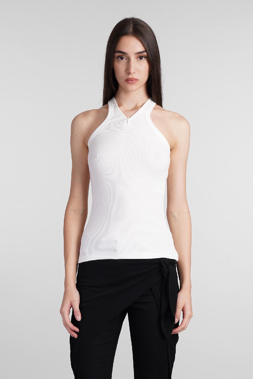 Deliberti Courreges Topwear in cotone bianco cod. 408565 - Deliberti The Luxury Shopping