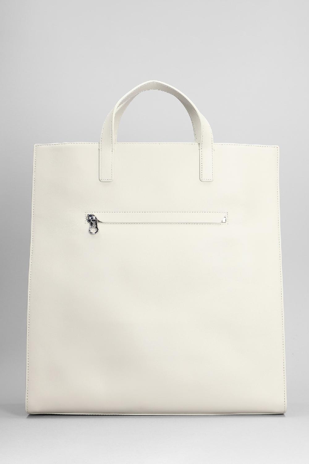 Deliberti Courreges Tote In Pelle Beige Cod. 398509 - Deliberti The Luxury Shopping