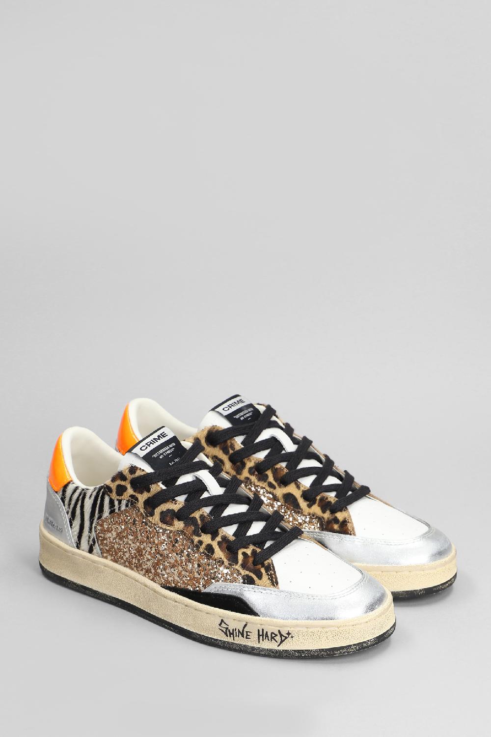 Deliberti Crime Sneakers Chelsea In Pelle Bianca Cod. 402607 - Deliberti The Luxury Shopping