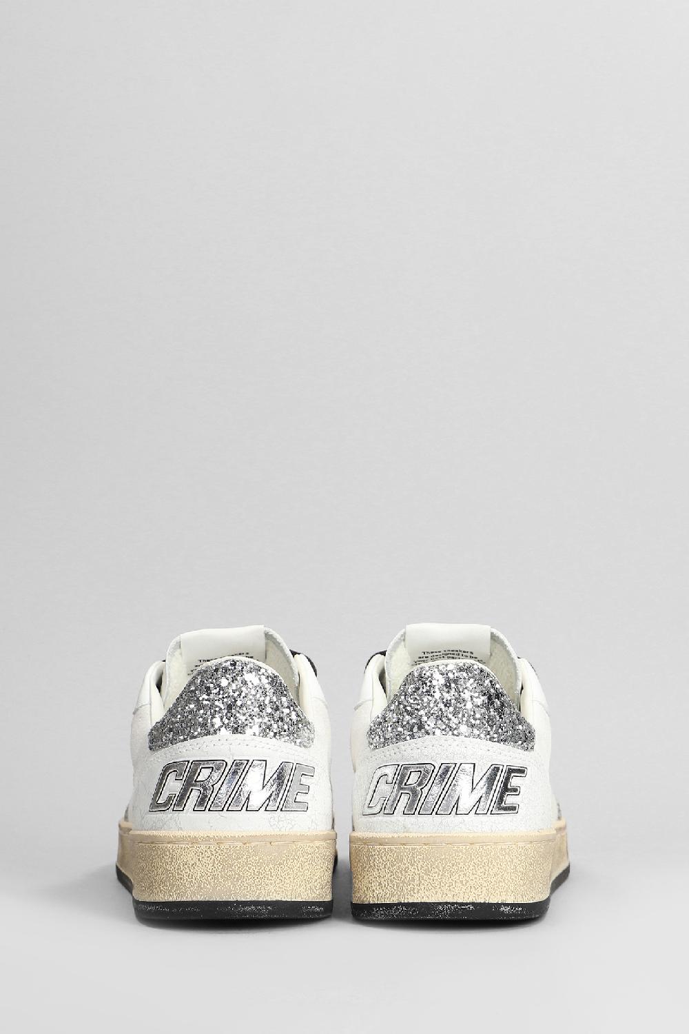 Deliberti Crime Sneakers Chelsea In Pelle Bianca Cod. 403880 - Deliberti The Luxury Shopping