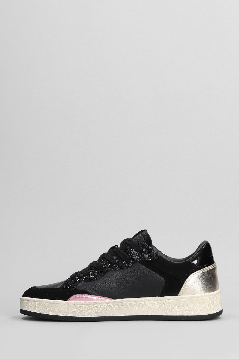 Deliberti Crime Sneakers Chelsea In Pelle E Camoscio Nero Cod. 403879 - Deliberti The Luxury Shopping