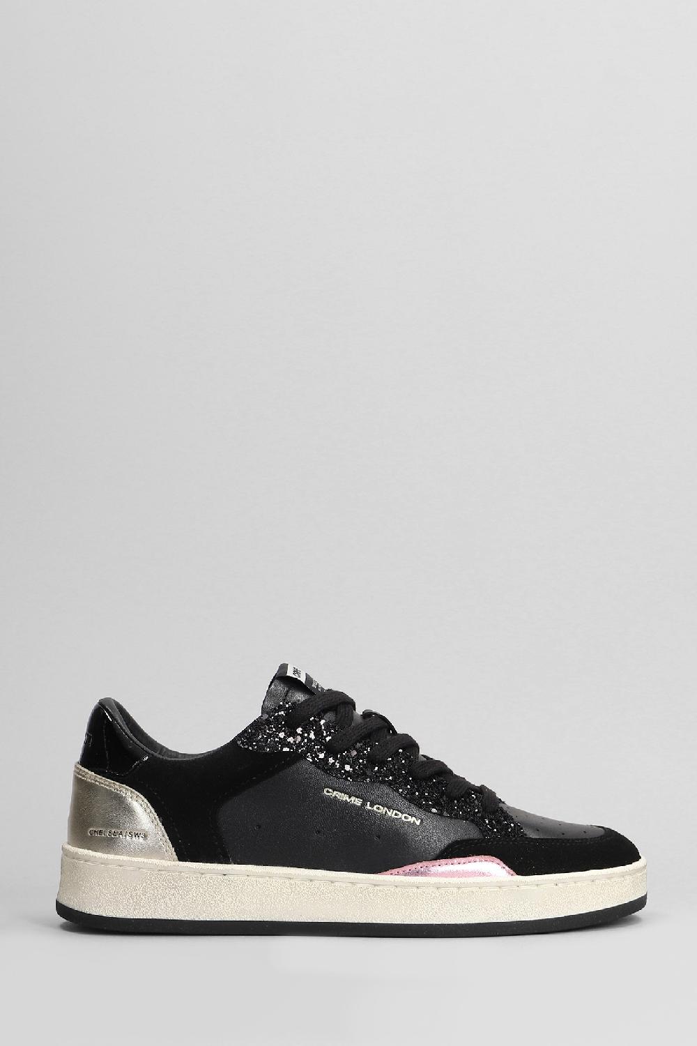Deliberti Crime Sneakers chelsea in pelle e camoscio nero cod. 403879 - Deliberti The Luxury Shopping