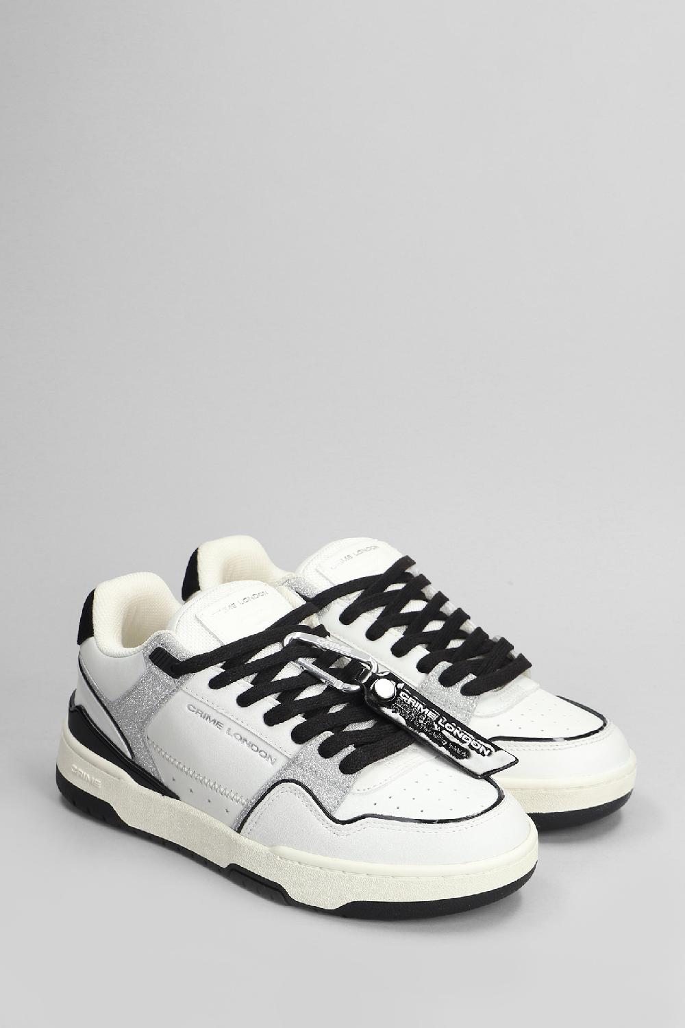 Deliberti Crime Sneakers Dribble In Pelle Bianca Cod. 405412 - Deliberti The Luxury Shopping