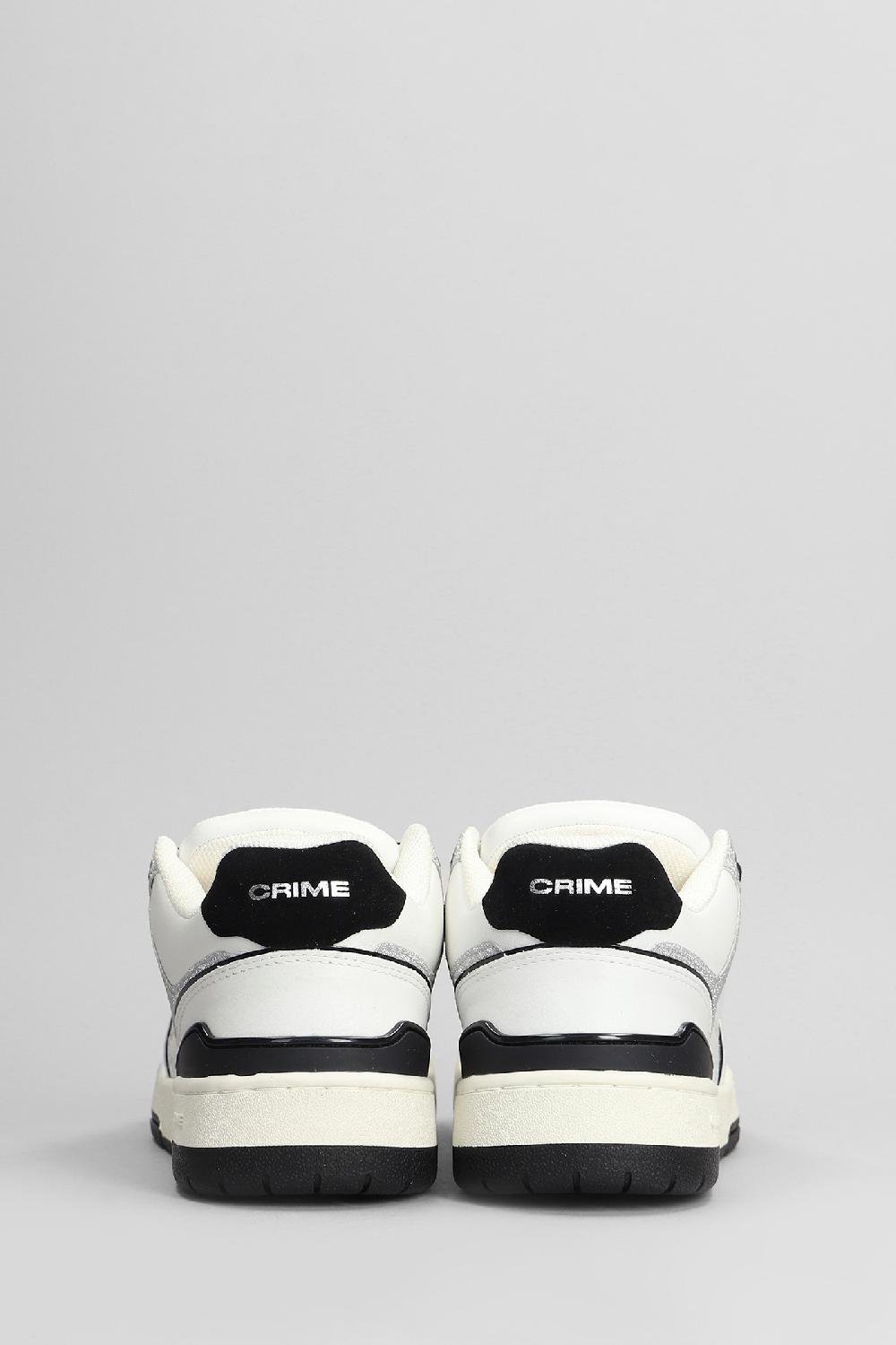 Deliberti Crime Sneakers Dribble In Pelle Bianca Cod. 405412 - Deliberti The Luxury Shopping